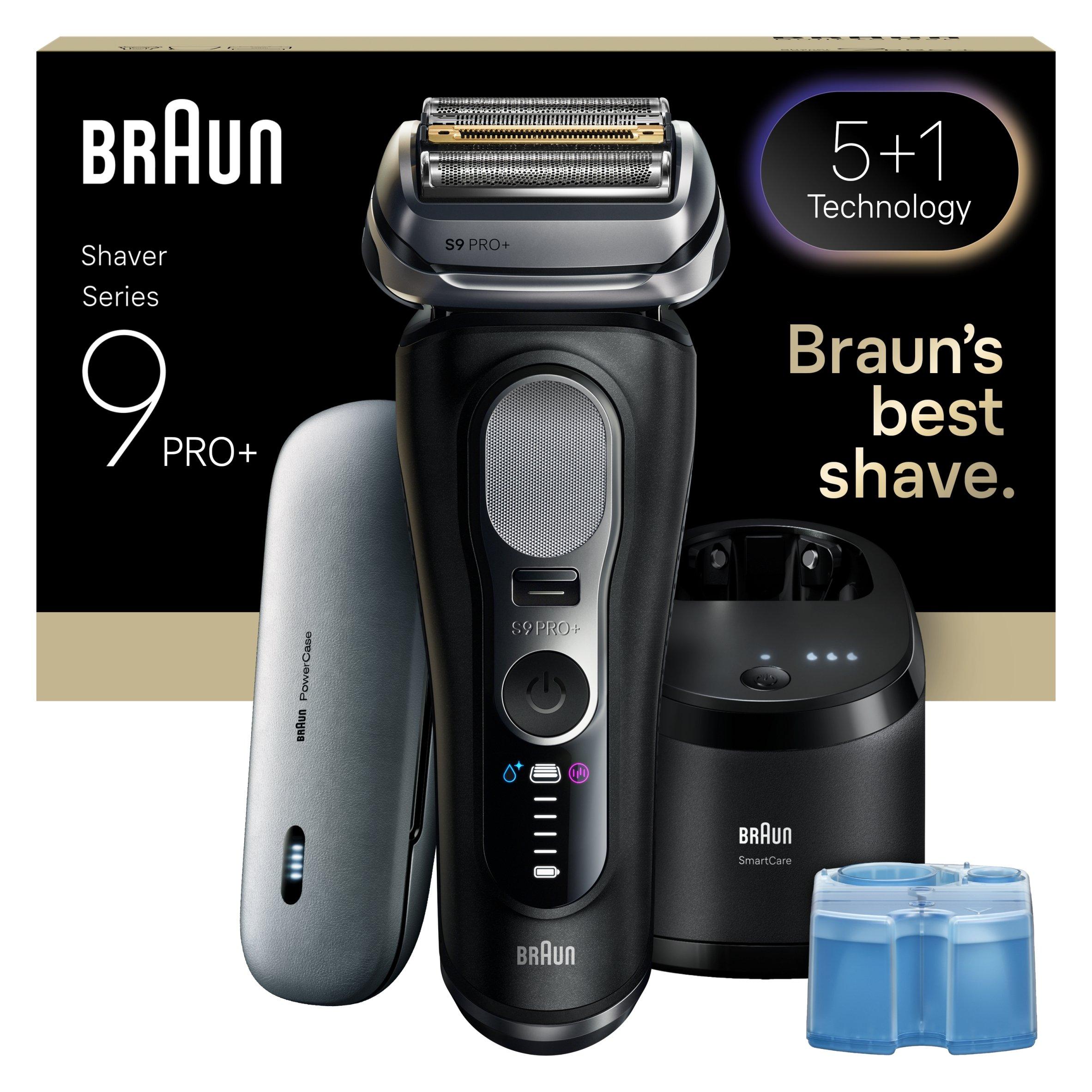Black - Braun - Braun Series 9 PRO+ Electric Shaver 9670CC Black - 1