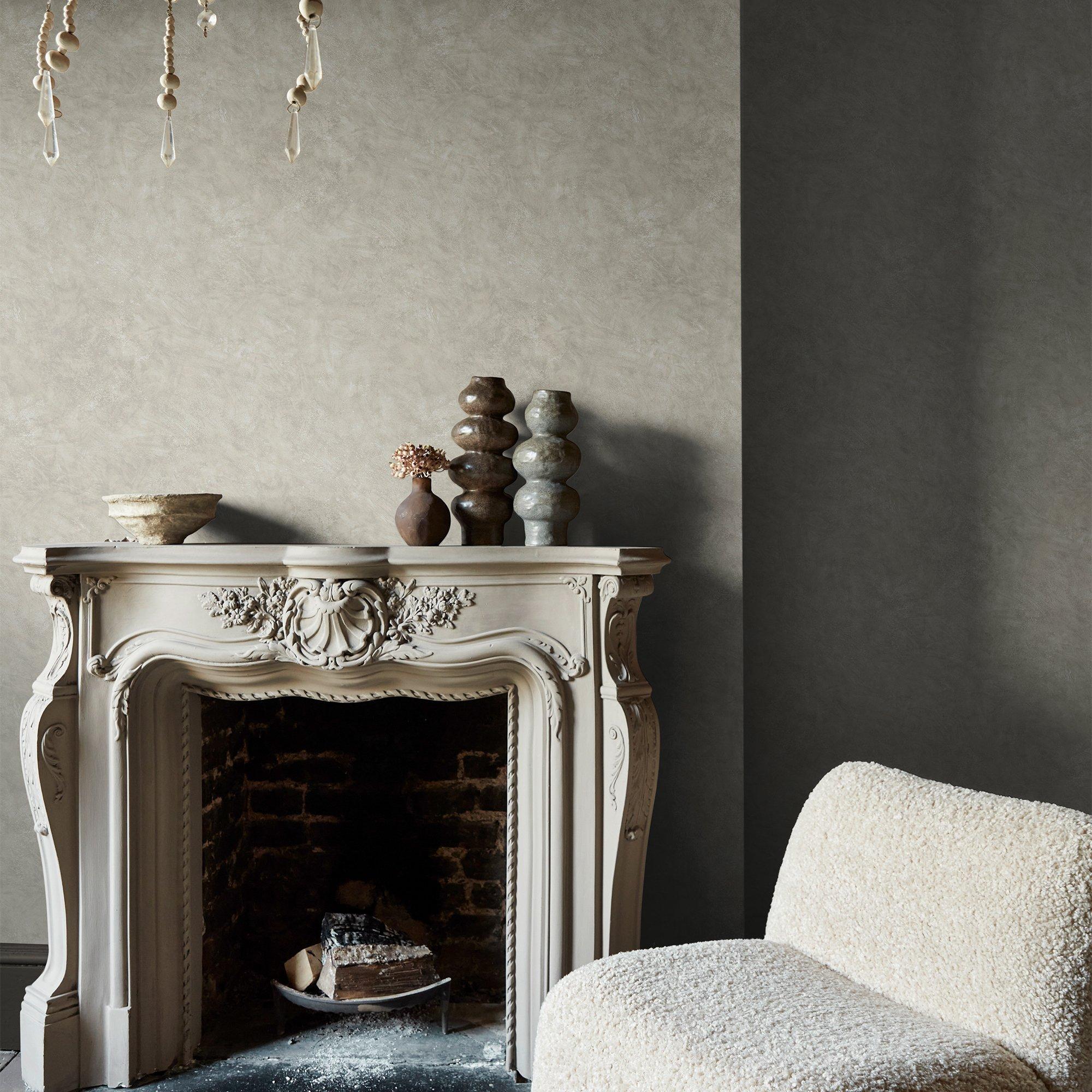 Greige - Abigail Ahern - Urbanite Greige Wallpaper - 1