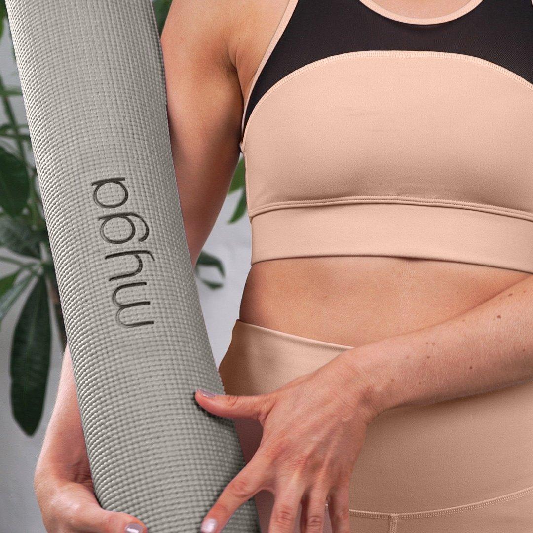 Wood - Myga - Yoga Mat – 4mm  Neutral Colour Palette - 2