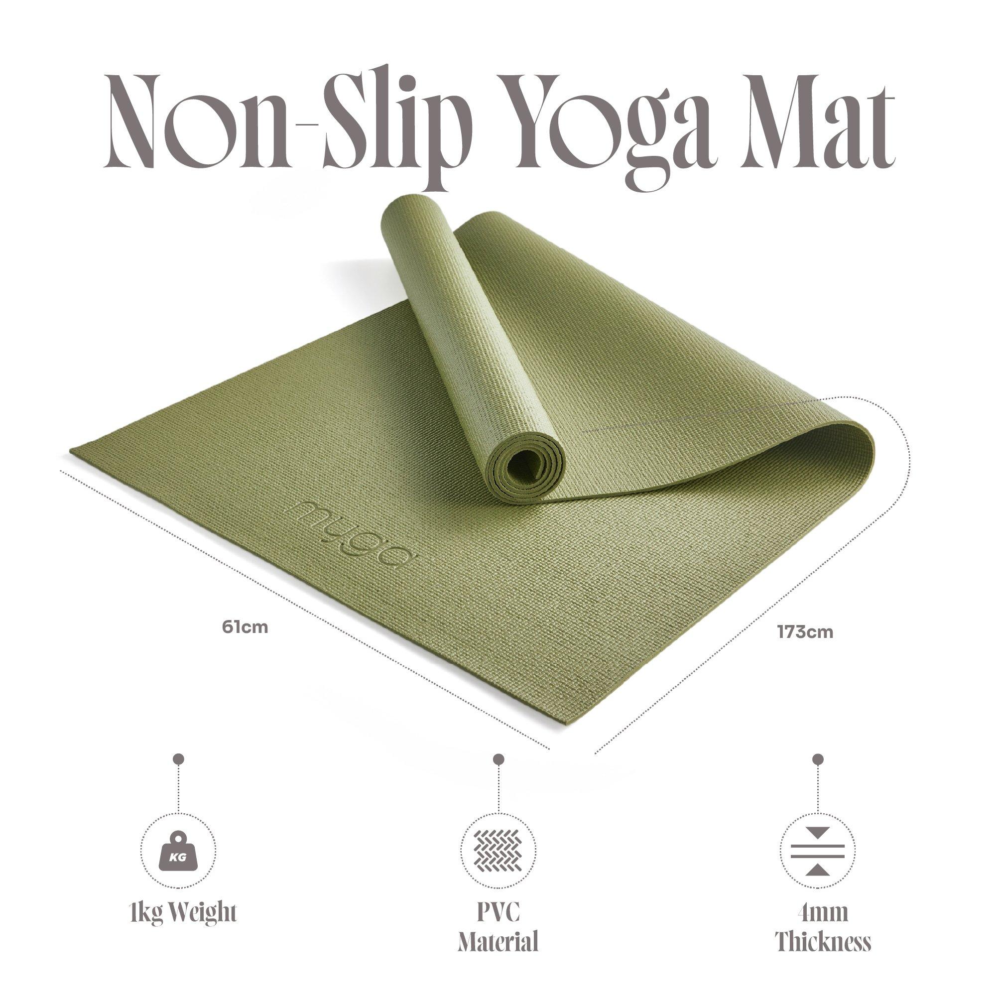 Moss - Myga - Yoga Mat – 4mm  Neutral Colour Palette - 5