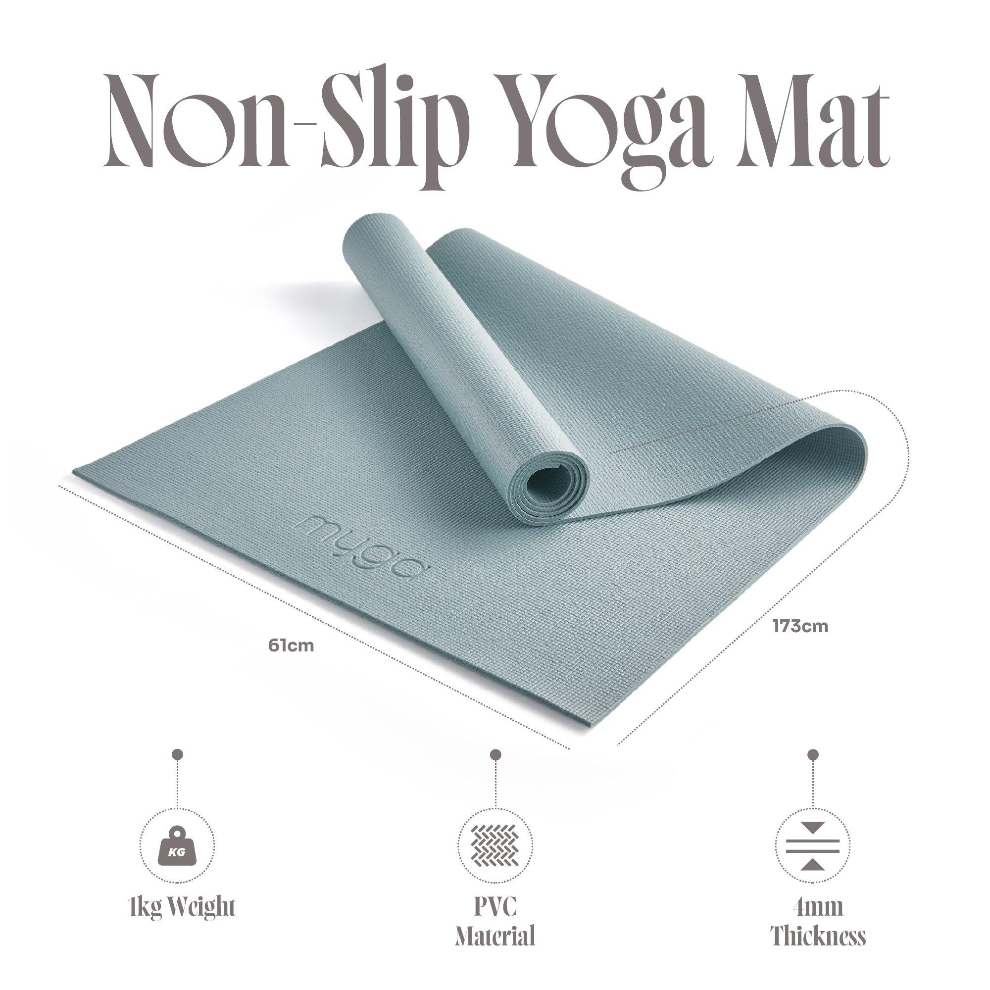 Teal - Myga - Yoga Mat – 4mm  Neutral Colour Palette - 5