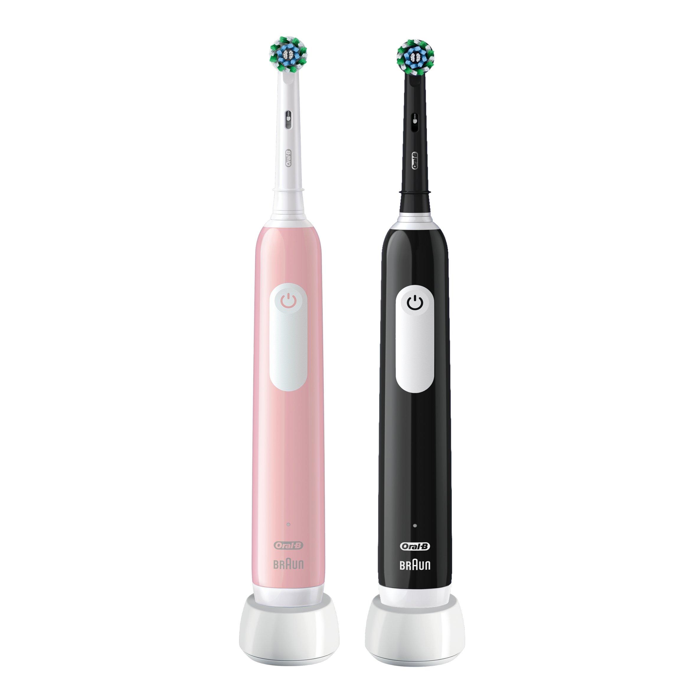 Black & Pink - Oral B - Oral-B Pro Series 1 Black & Pink Duo Toothbrushes - 3
