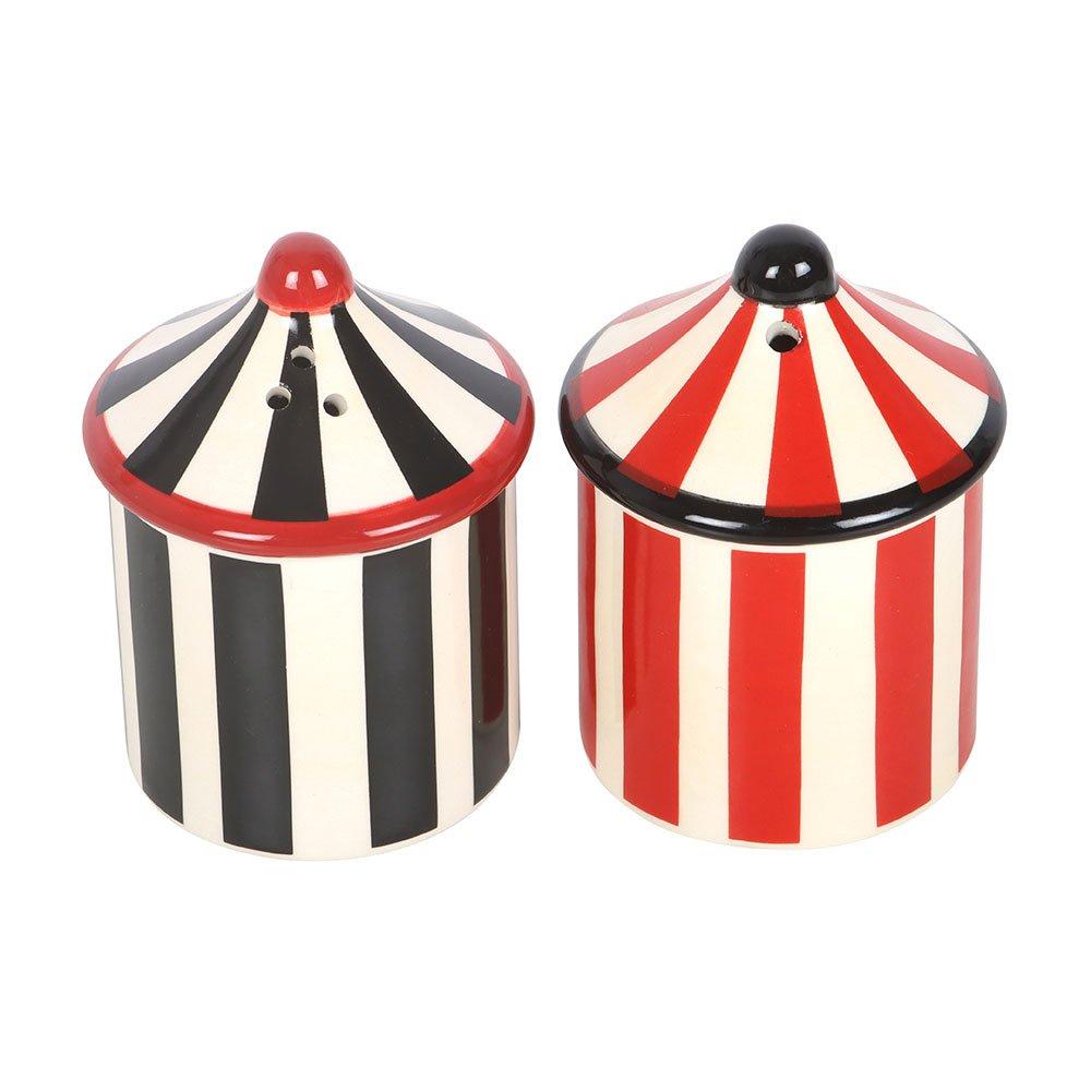 Black - Something Different - Circus Tent Salt and Pepper Shakers - 3