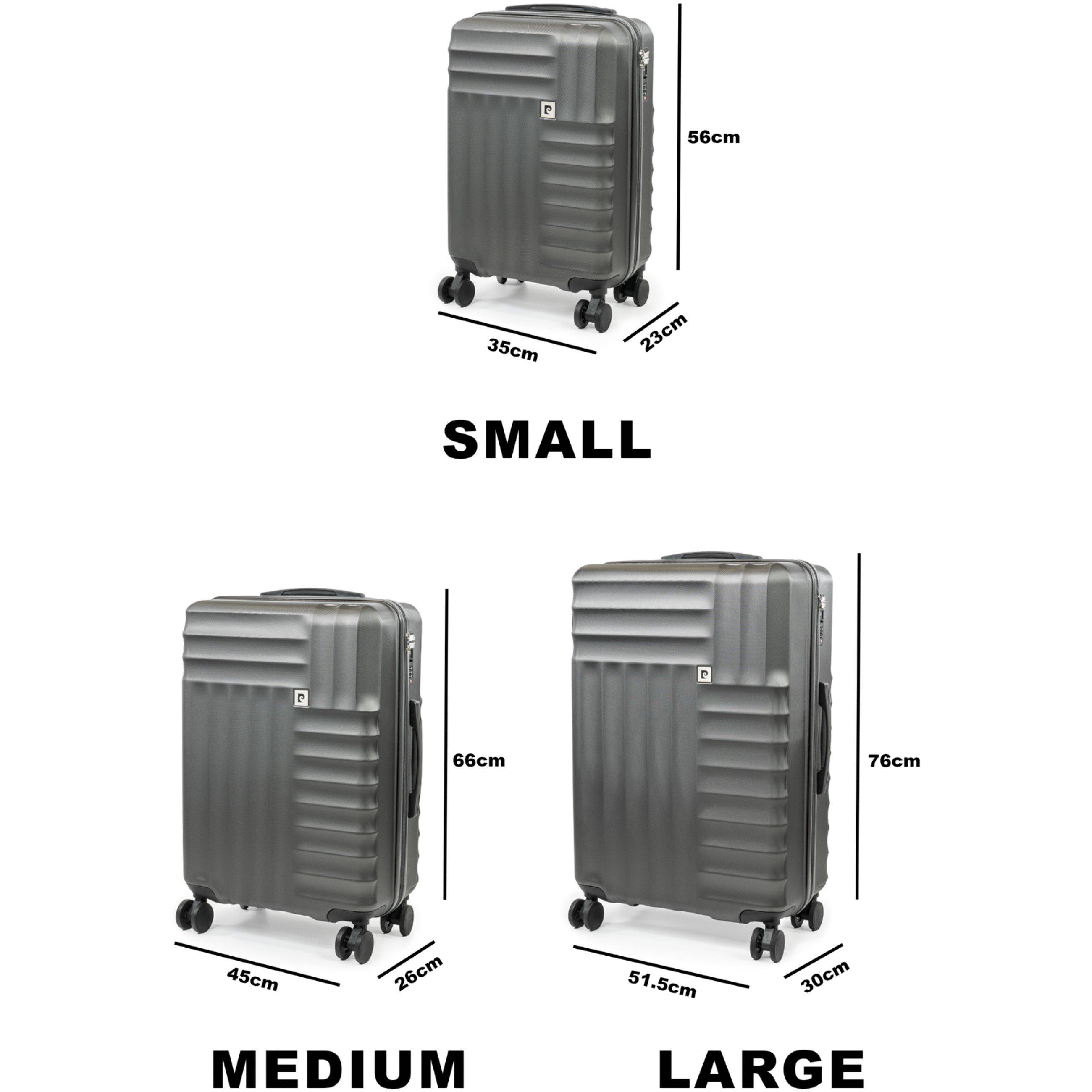 Charcoal Grey - Pierre Cardin - Soleil 30-inch Hard Shell Luggage Large Suitcase - 2