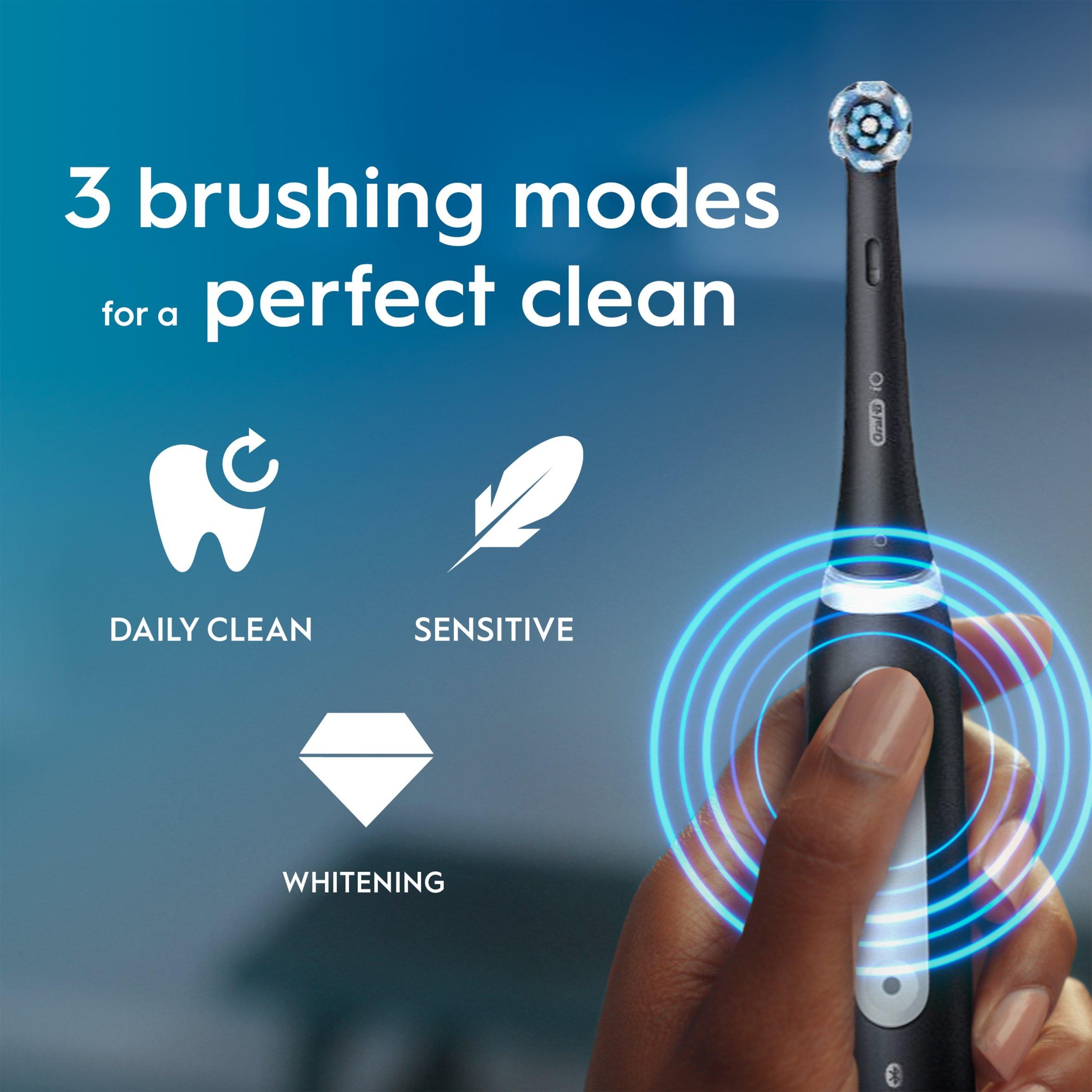 Black & Blue - Oral B - Oral-B iO3 MattBlack & IceBlue Toothbrush Duo+Case - 8