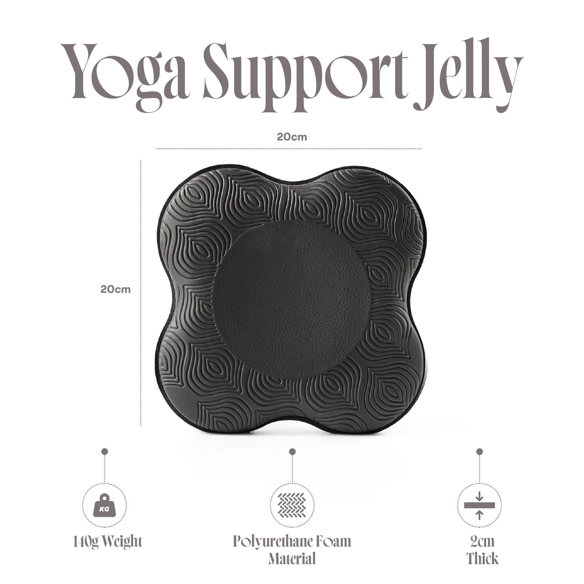 Black - Myga - Yoga Jellies Joint Protection & Comfort Pads - 2