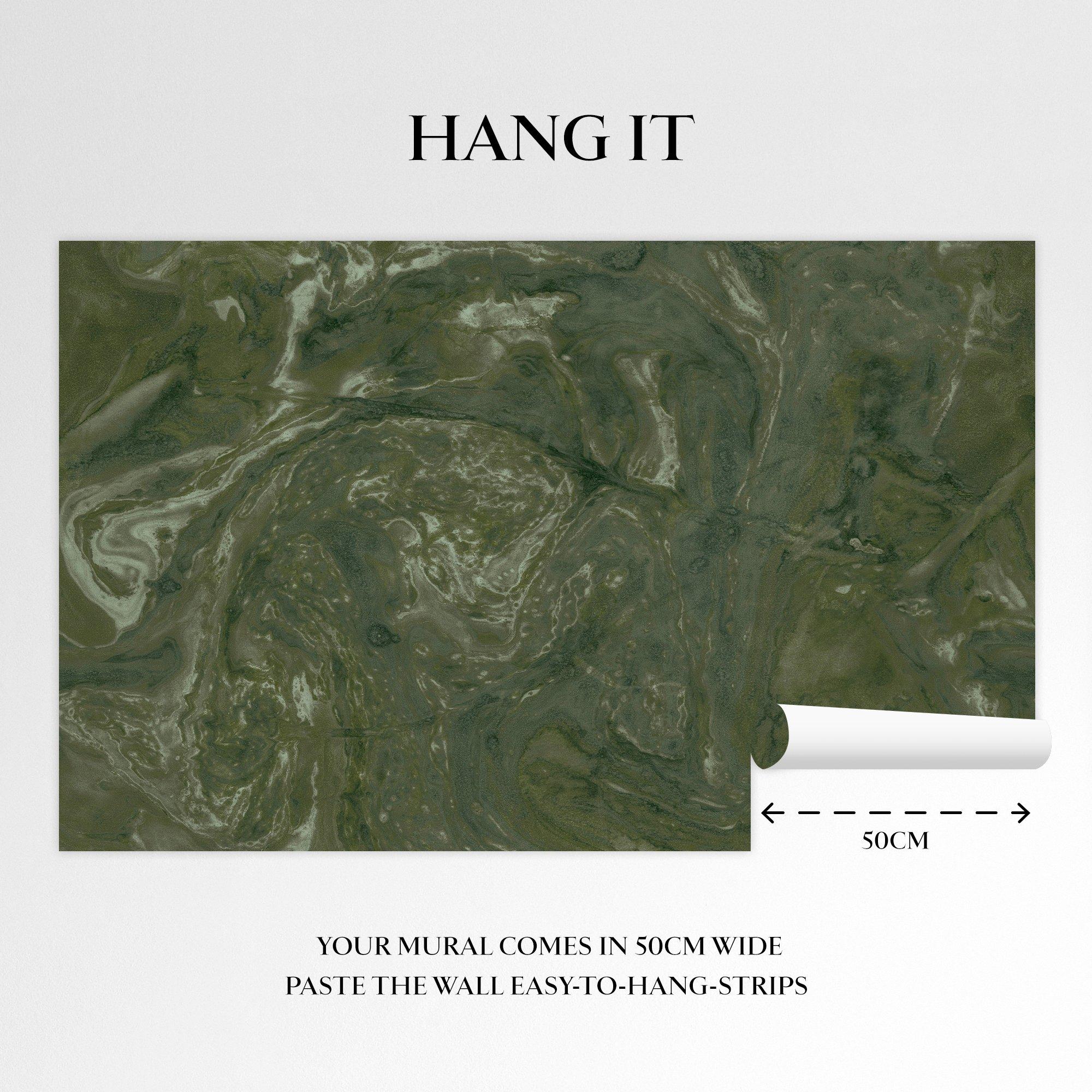 Moss - Abigail Ahern - Abigail Ahern Ethereal Marble Moss Fixed Size Mura - 3