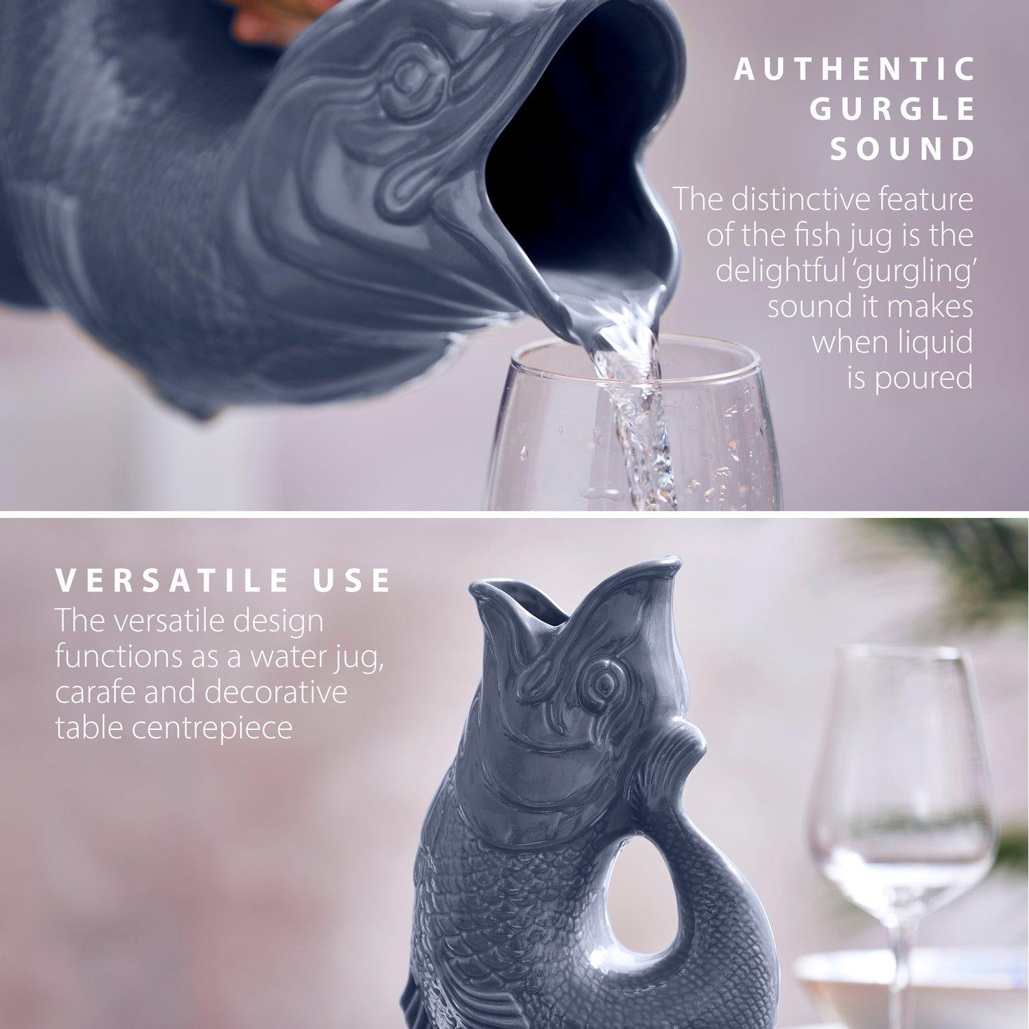 Grey - WADE - Wade Fish Jug 0.6L French Grey - 4