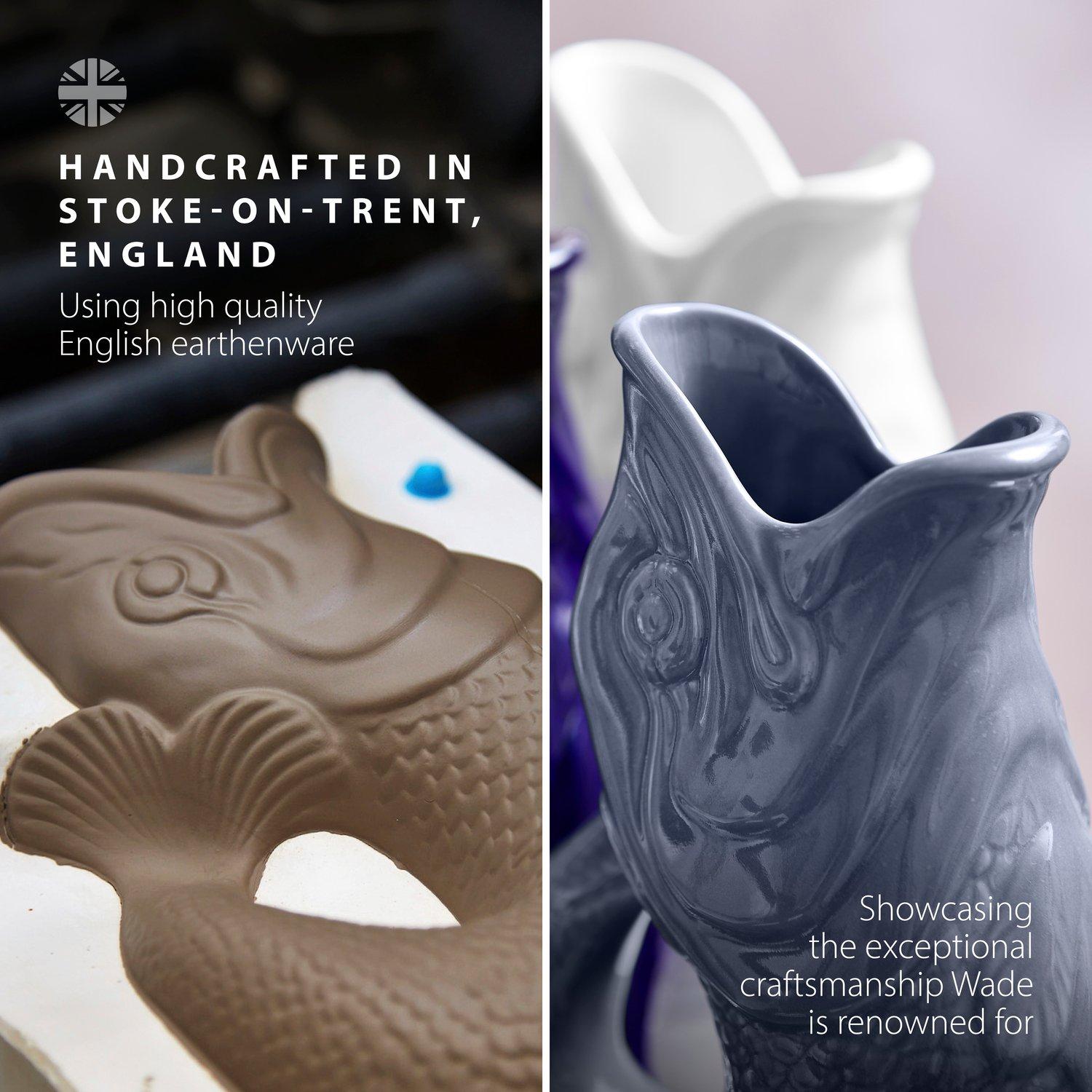 Grey - WADE - Wade Fish Jug 0.6L French Grey - 5