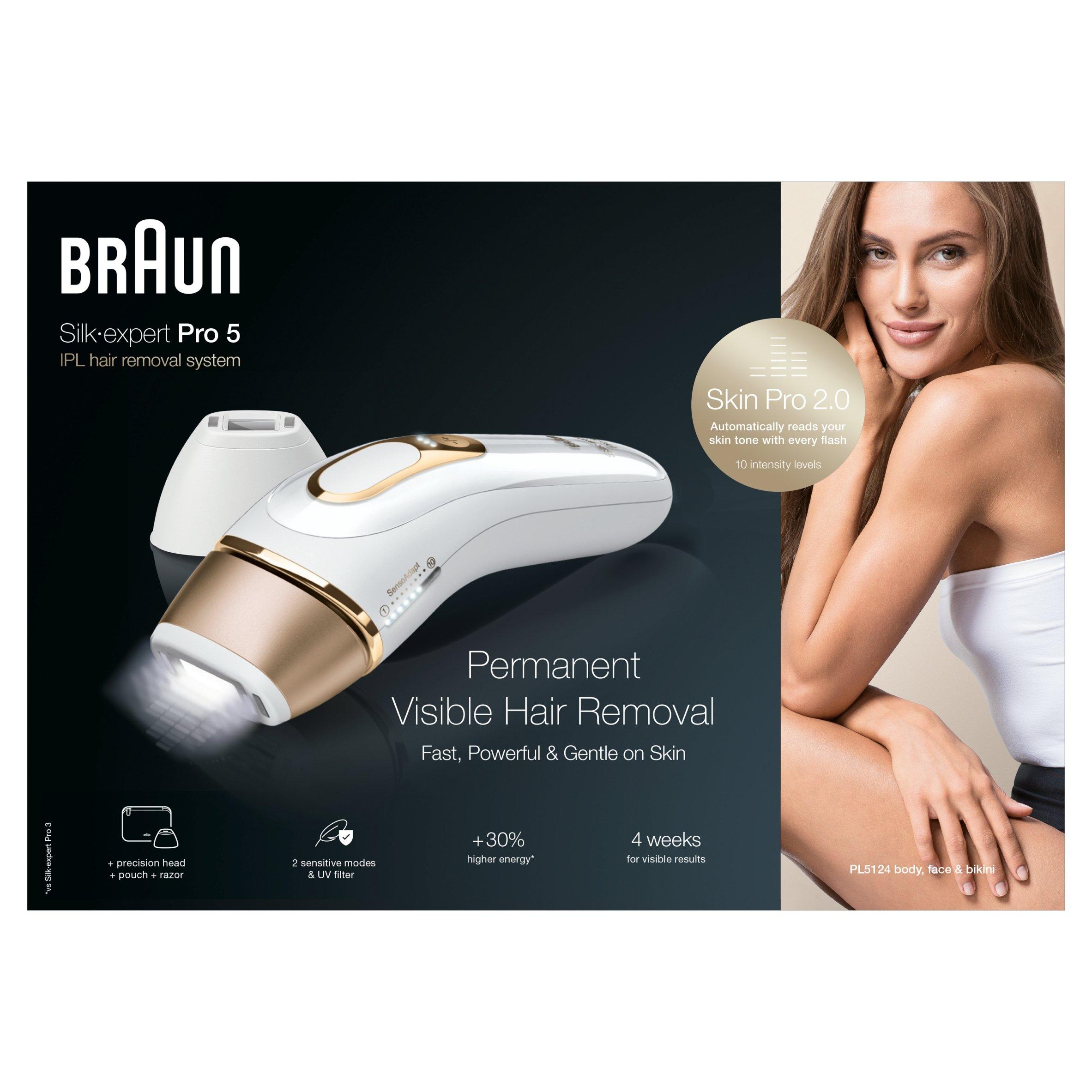 White - Braun - Braun IPL5124 Permanent Hair Removal - 2