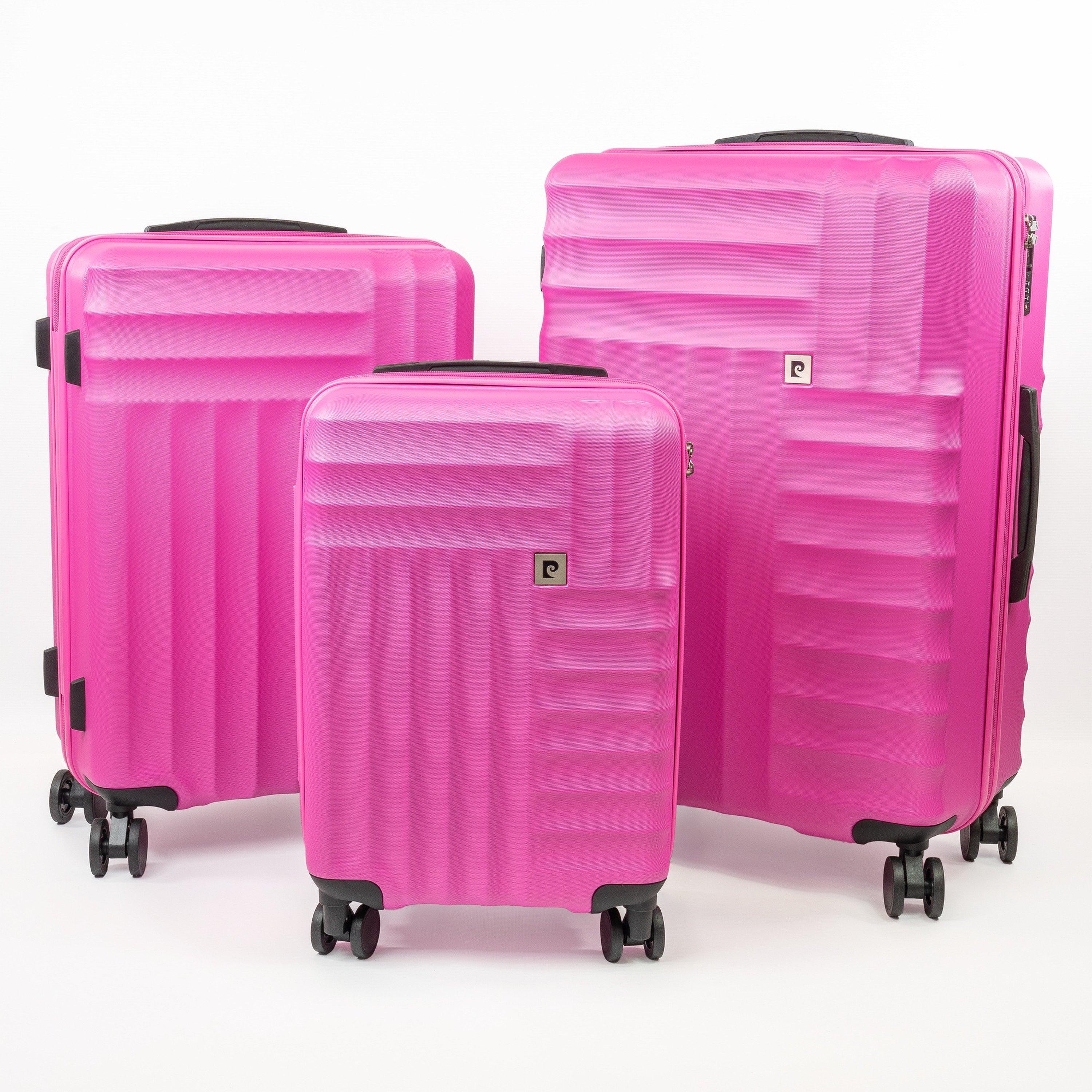 Pink - Pierre Cardin - Soleil 30-inch Hard Shell Large Suitcase Luggage - 10