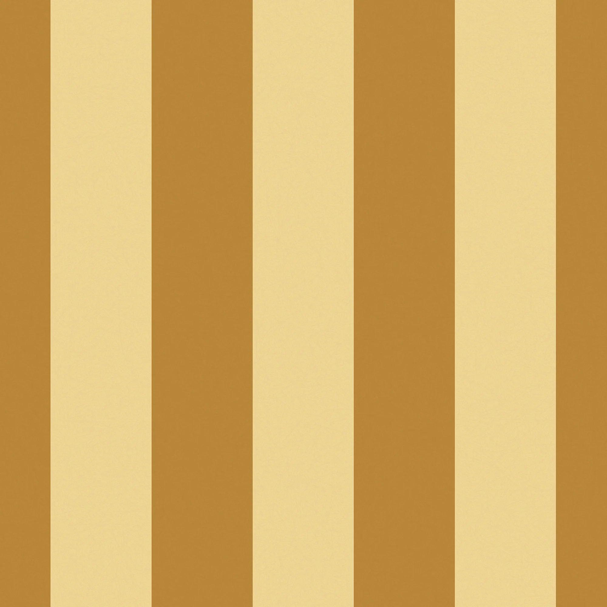 Made  Demi Wide Stripe Wallpaper - Ochre