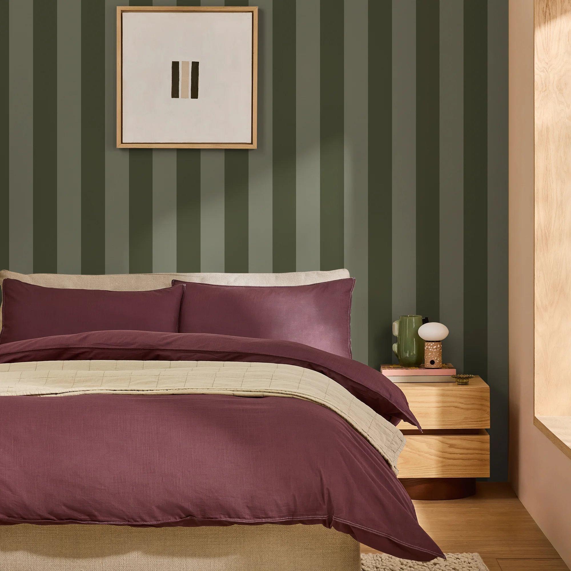 Moss - MADE - Demi Wide Stripe Wallpaper - 2