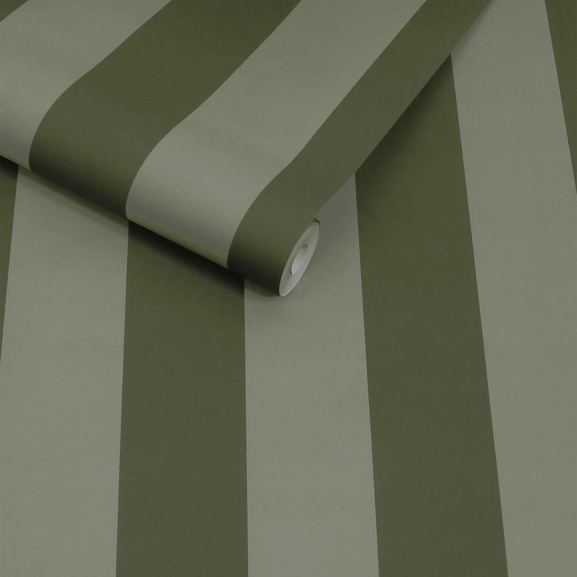 Moss - MADE - Demi Wide Stripe Wallpaper - 3
