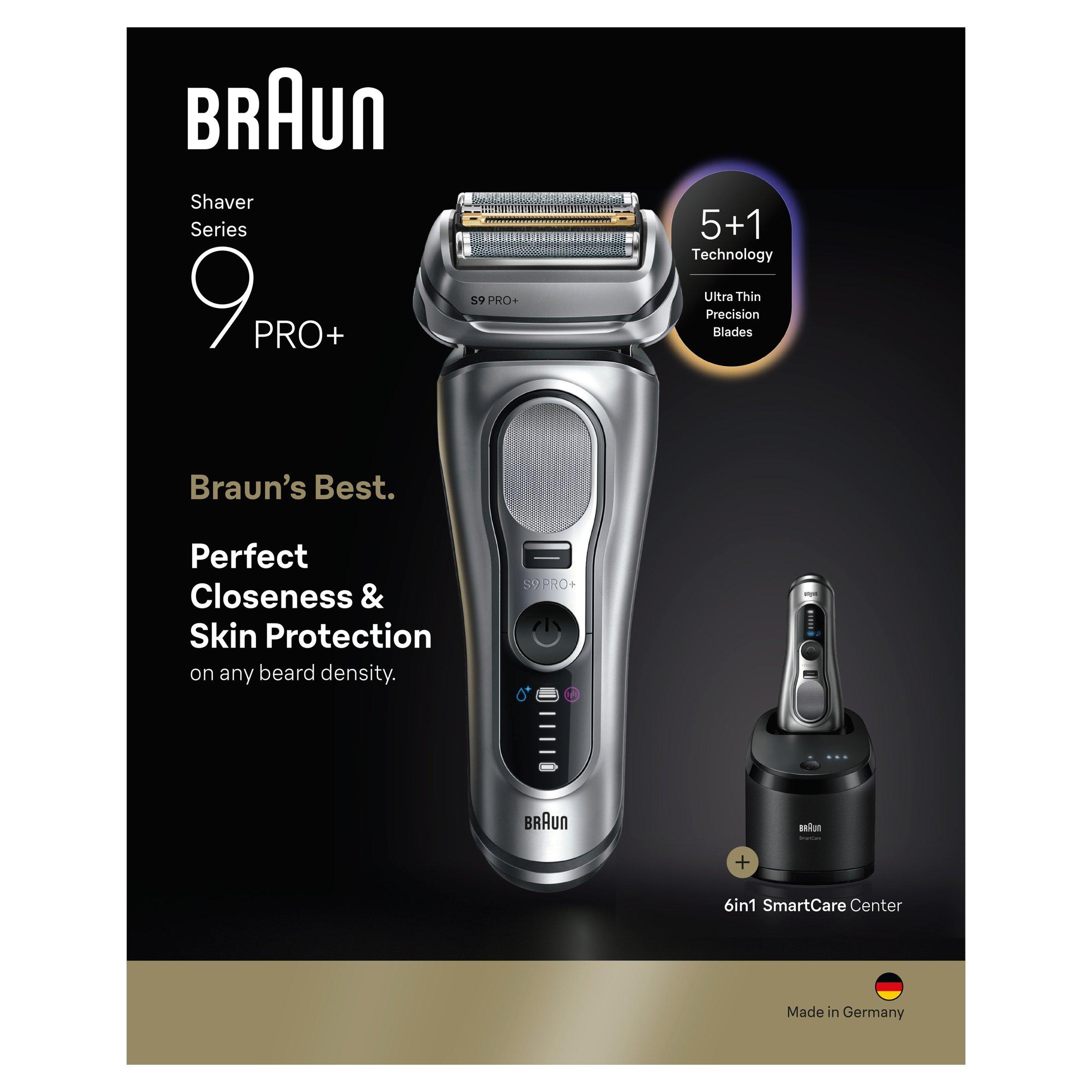 Silver - Braun - Braun Series 9 PRO+ Electric Shaver 9667CC Silver - 2
