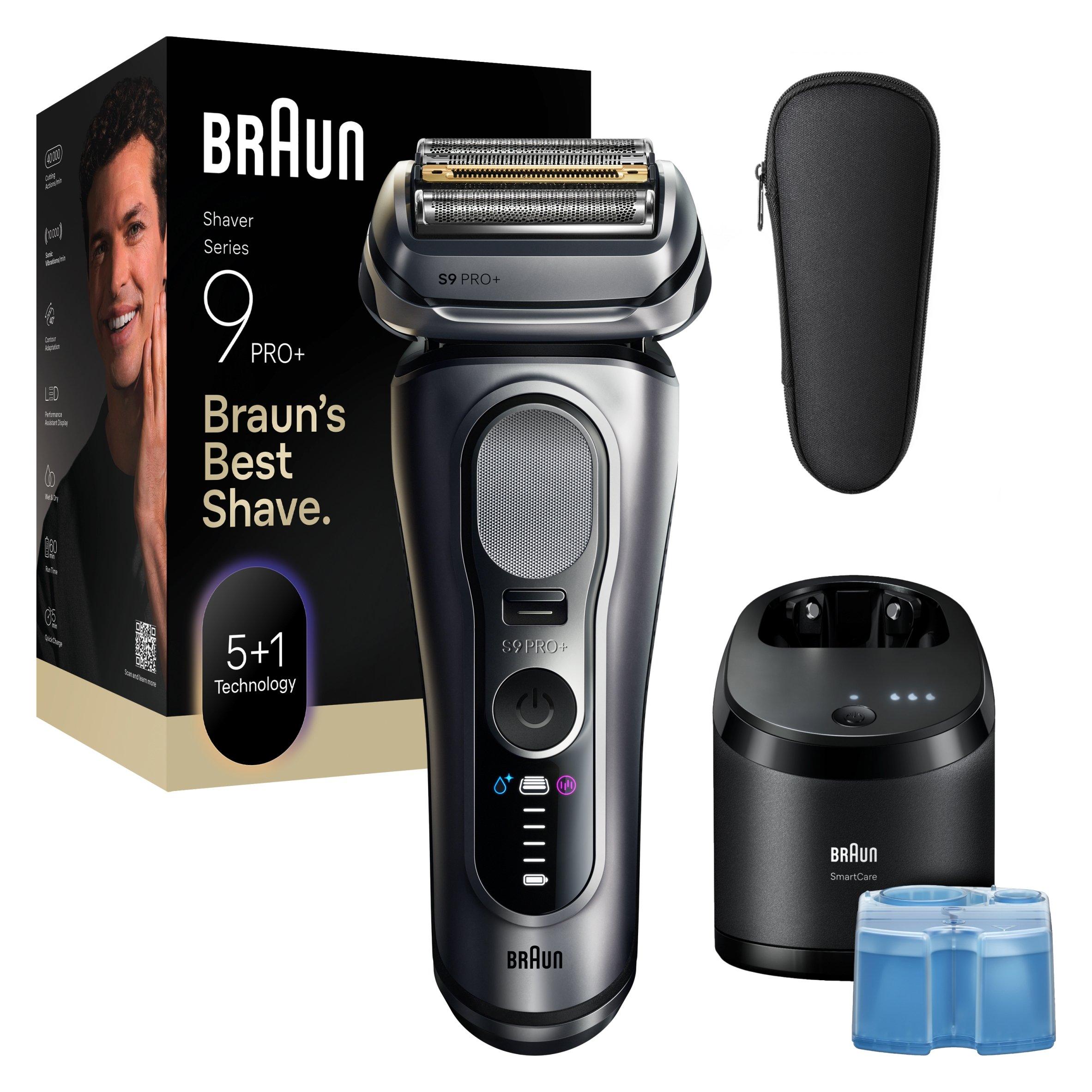 Silver - Braun - Braun Series 9 PRO+ Electric Shaver 9667CC Silver - 4