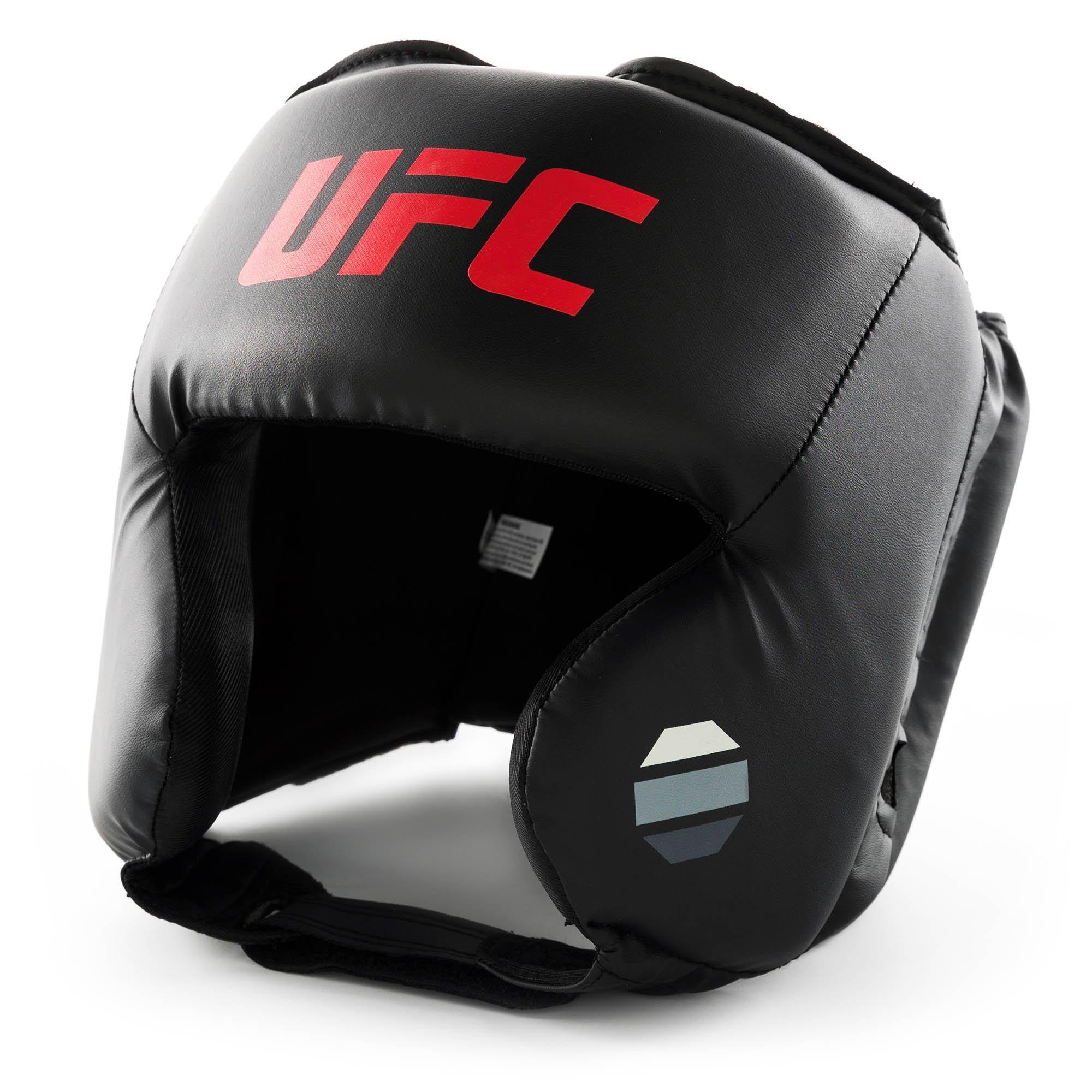 Black - UFC - UFC Synthetic Leather Training Head Gear - 1