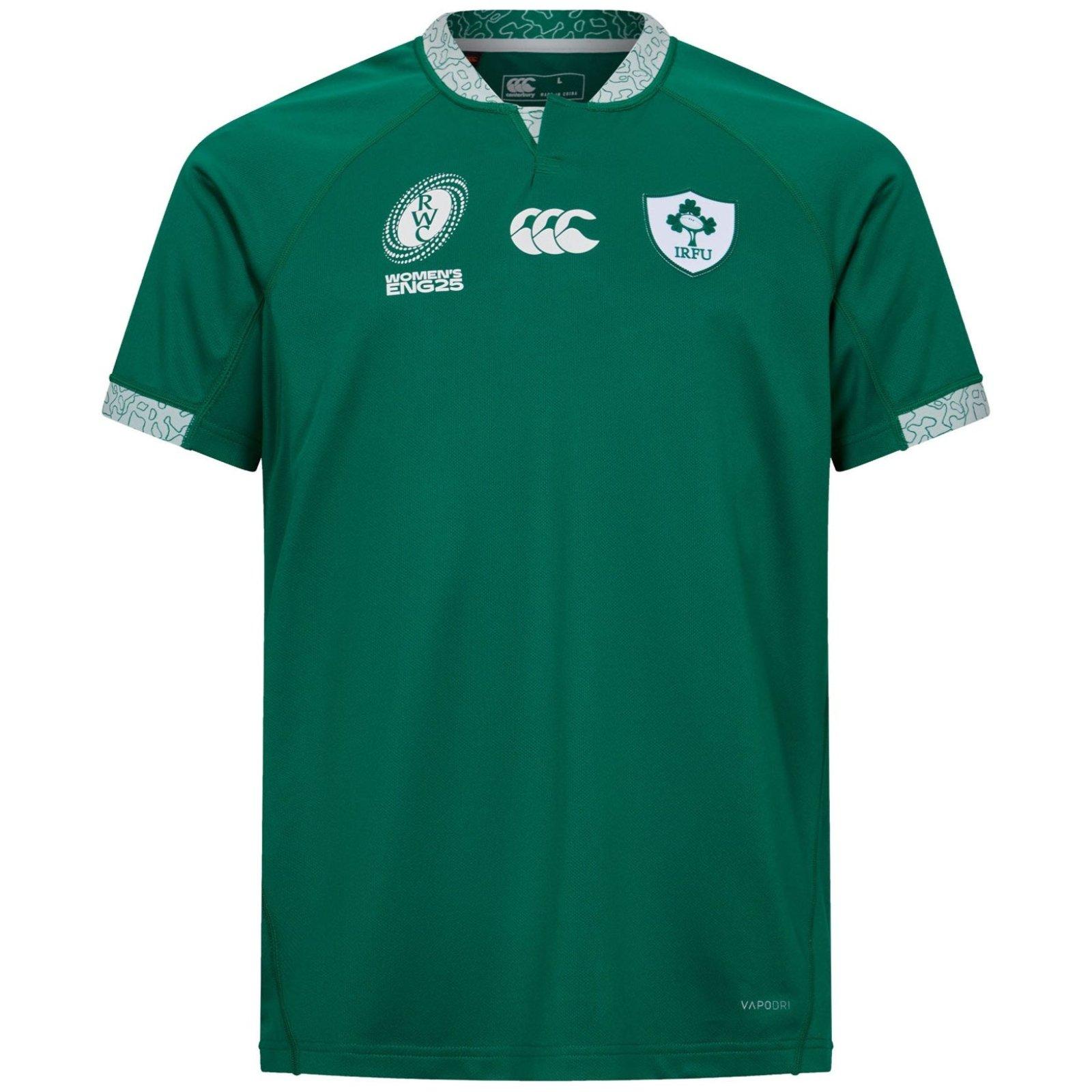 Green - Canterbury - Mens Ireland Rugby World Cup Home Authentic Kit Rugby Kit 2025 - 1