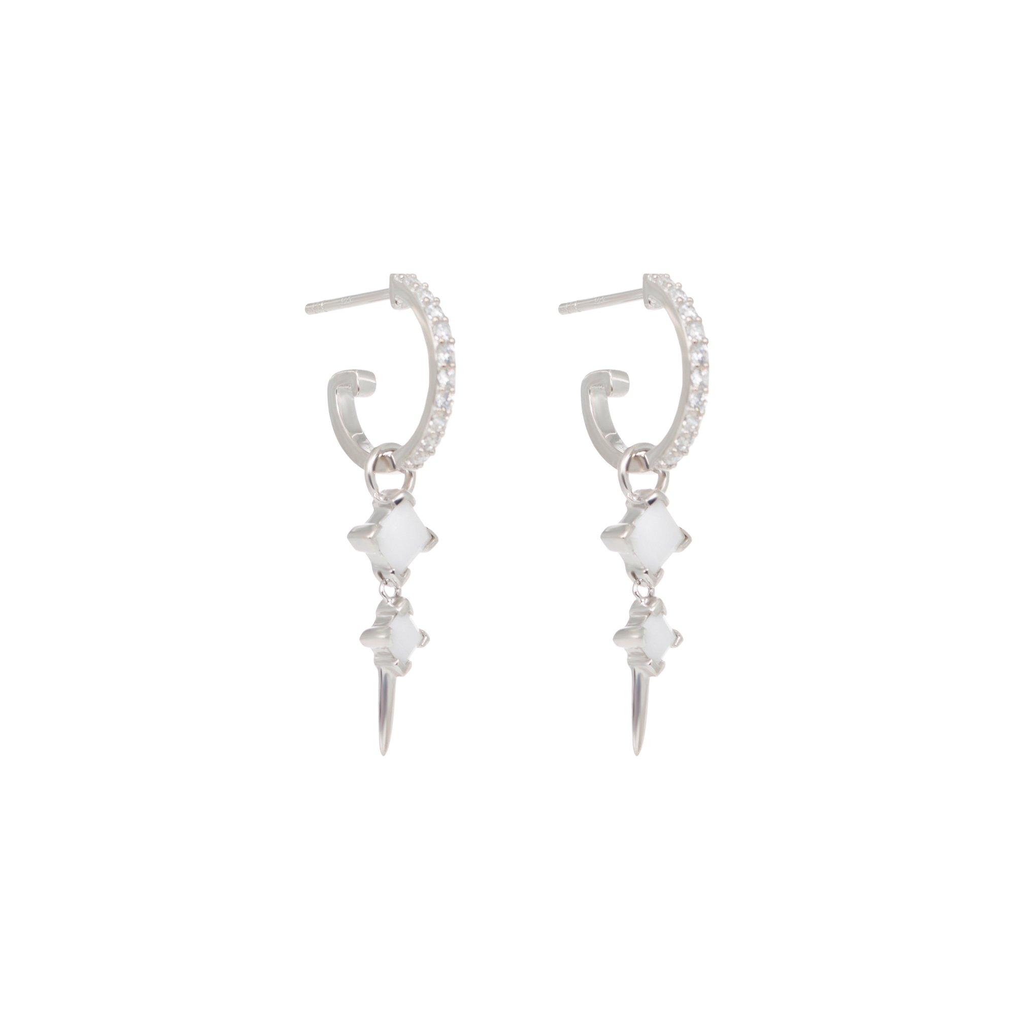 Silver - Espree - Espree The Lux earrings