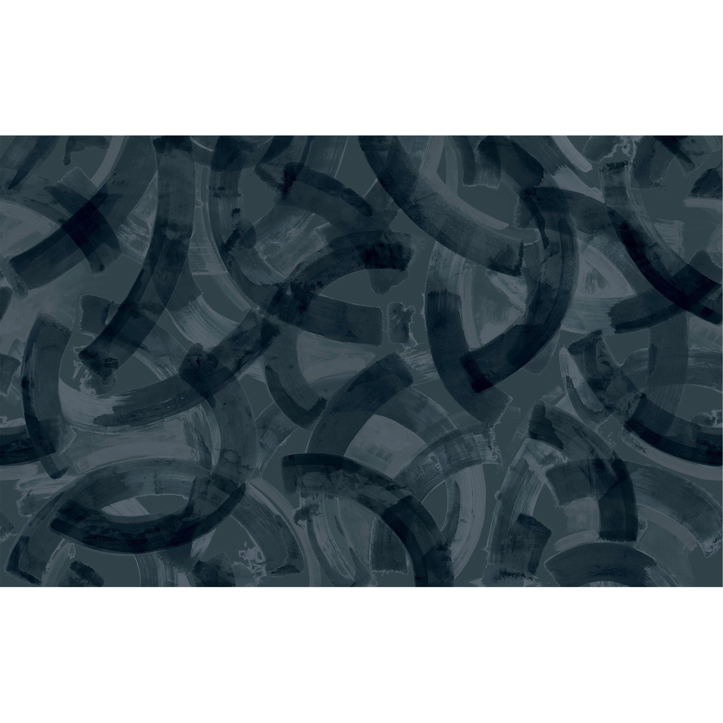 Midnight - Abigail Ahern - Abigail Ahern Nomad Midnight Fixed Size Mural - 2