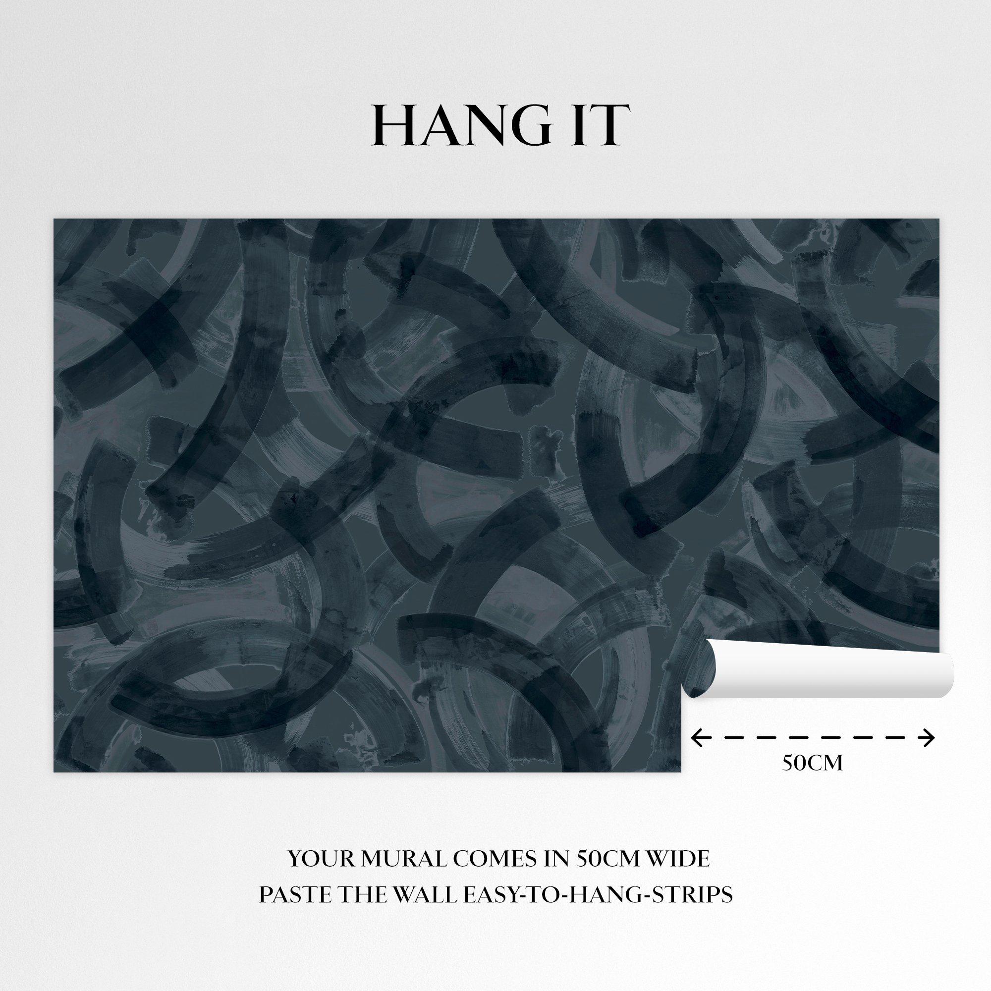 Midnight - Abigail Ahern - Abigail Ahern Nomad Midnight Fixed Size Mural - 3