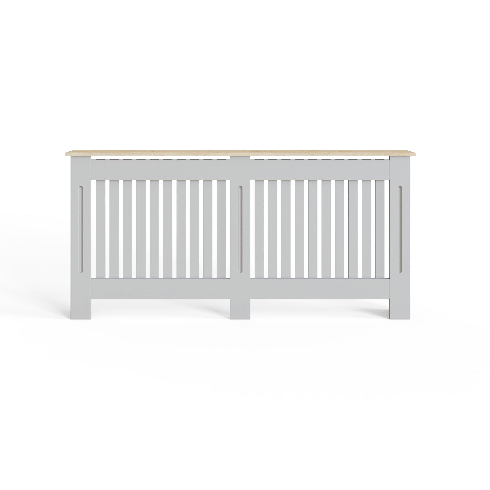 Grey - GFW - Longslow Radiator Cover Extra Large Grey - 4