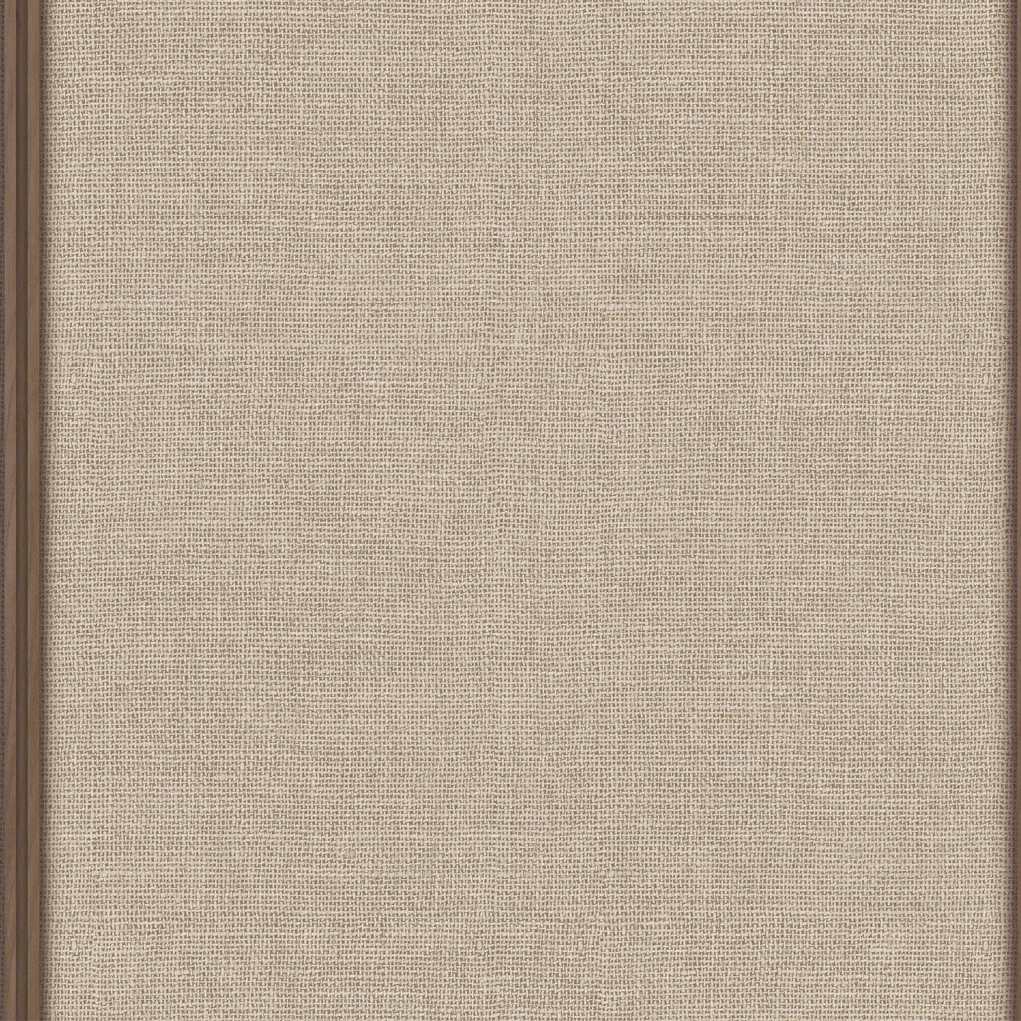 Beige - MADE - Effie Hessian Wallpaper - 1