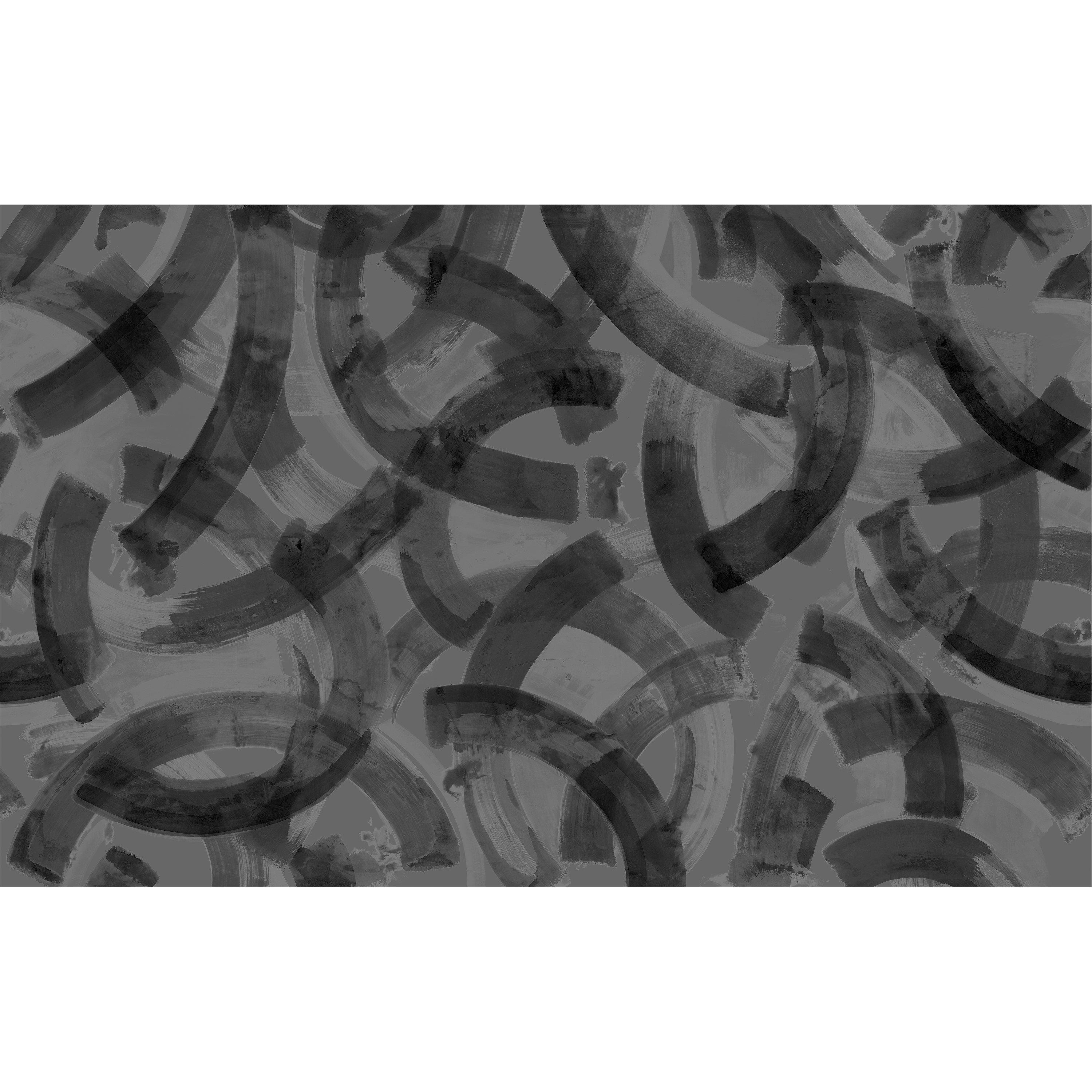 Charcoal - Abigail Ahern - Abigail Ahern Nomad Charcoal Fixed Size Mural - 2