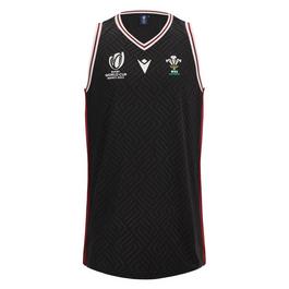 Macron Wales Rugby Basketball Singlet 2023 2024 Adults