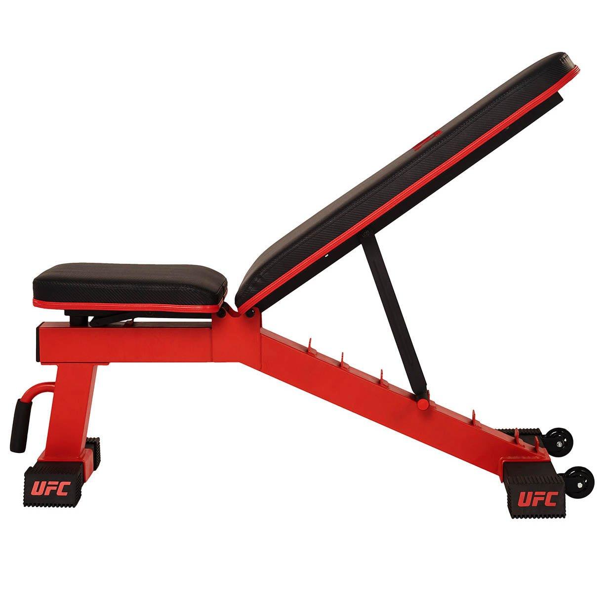 Red - UFC - UFC Deluxe FID Weight Bench - 4