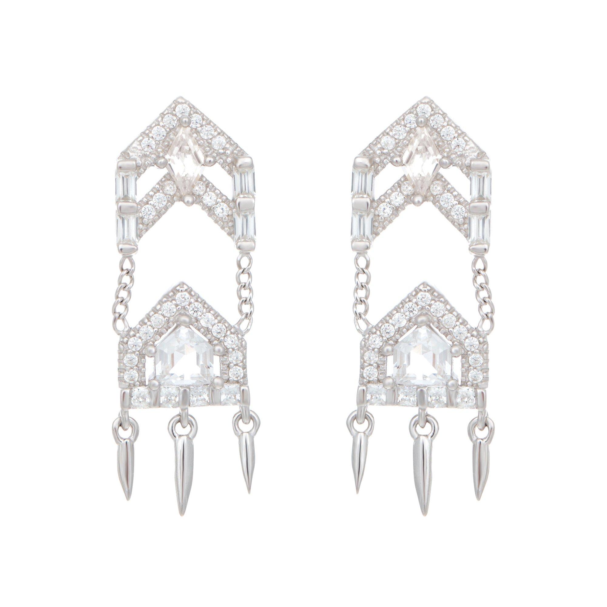 Silver - Espree - Espree The Cara earrings - 1