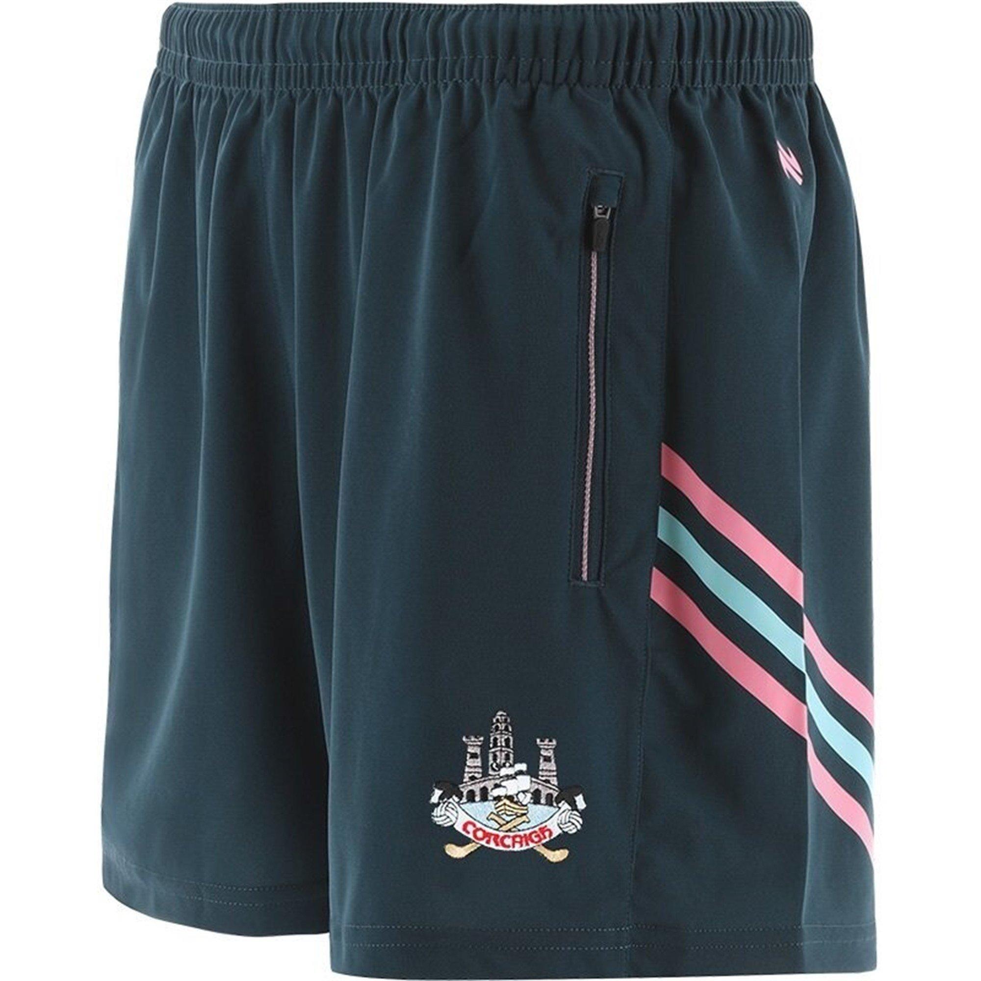 Teal/Candy/Mint - ONeills - Cork Weston Poly Shorts Girls