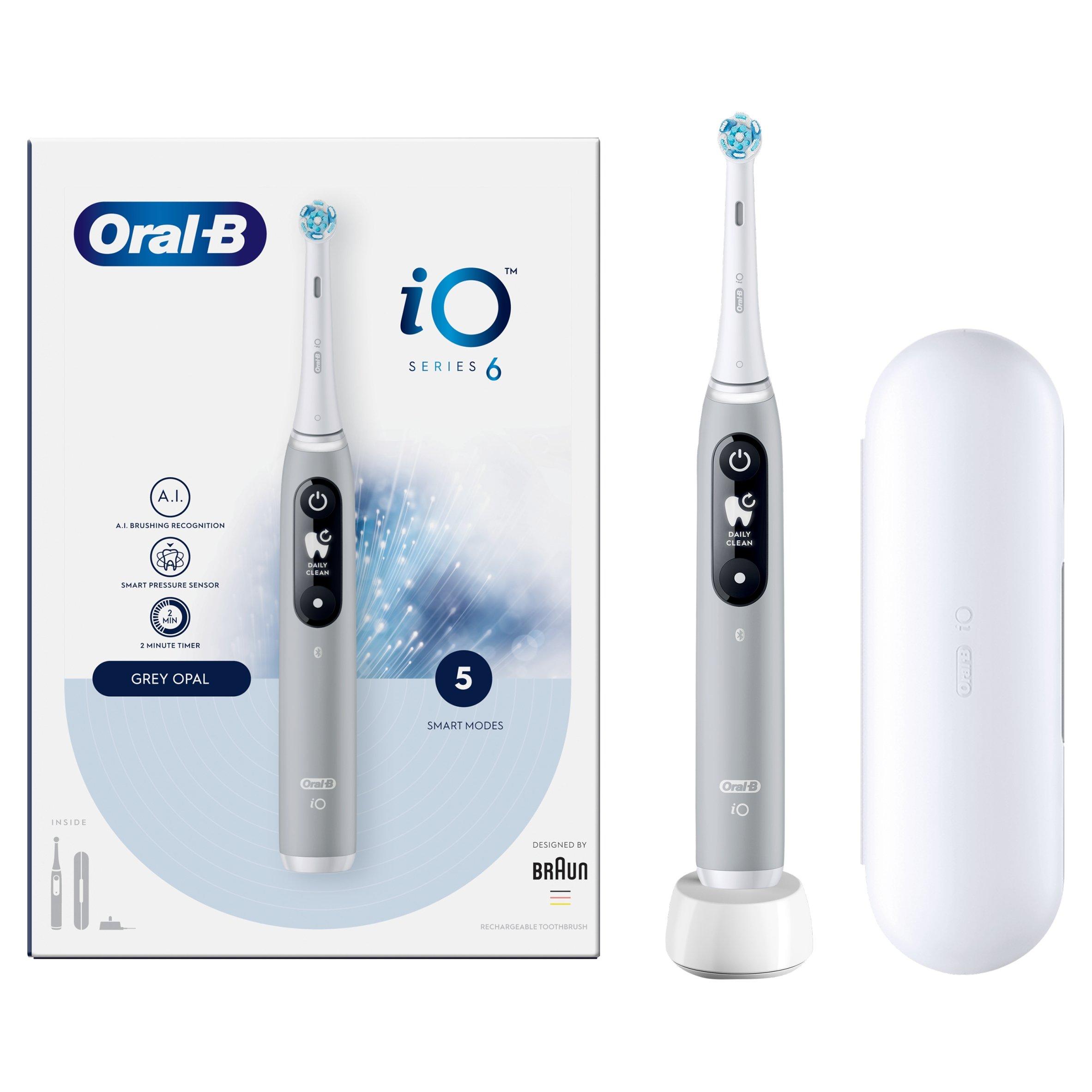 Grey - Oral B - Oral-B iO - 6 - Grey Electric Toothbrush - 1