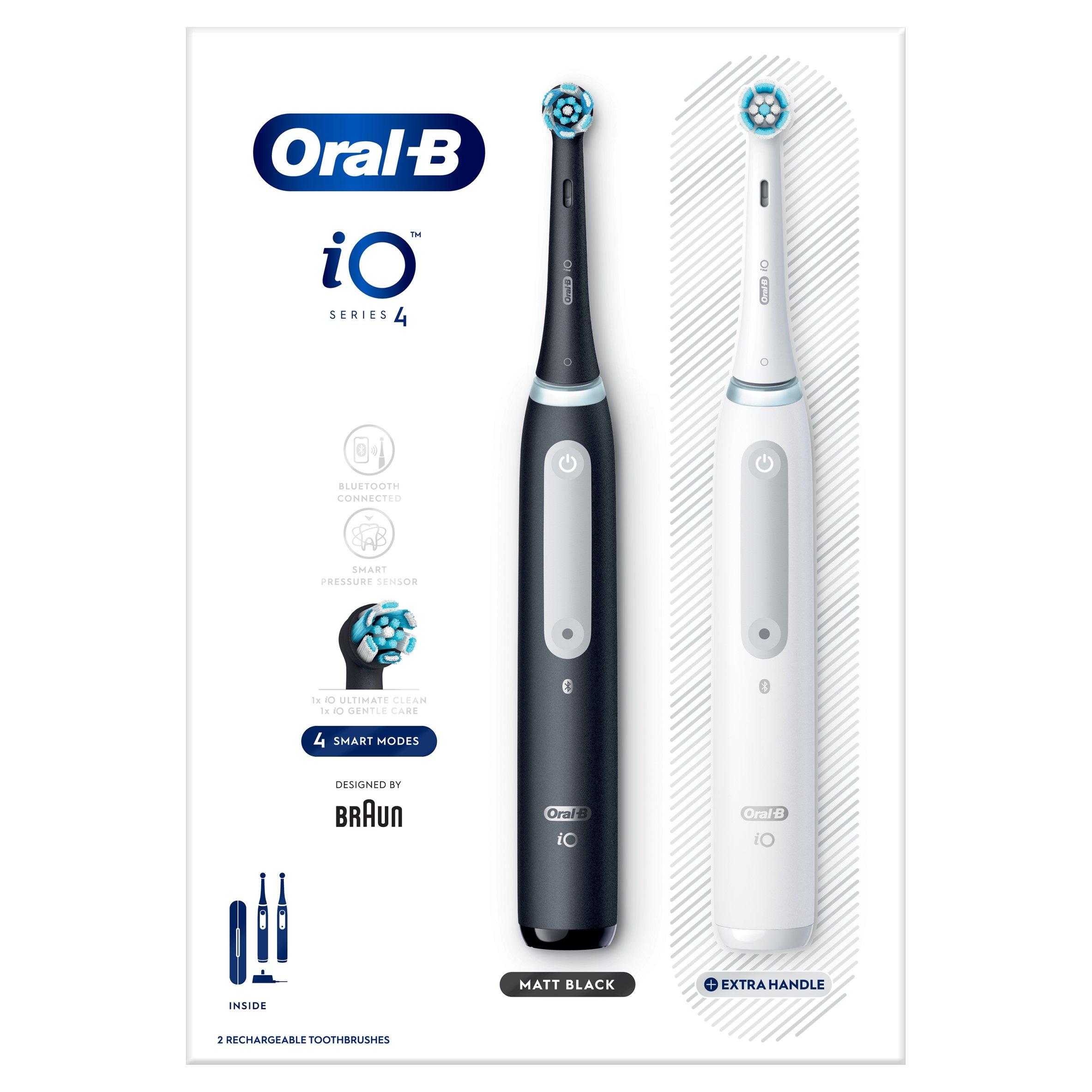 Oral-B iO Series 4 Rechargeable Electric Toothbrush Black/White - Image 13