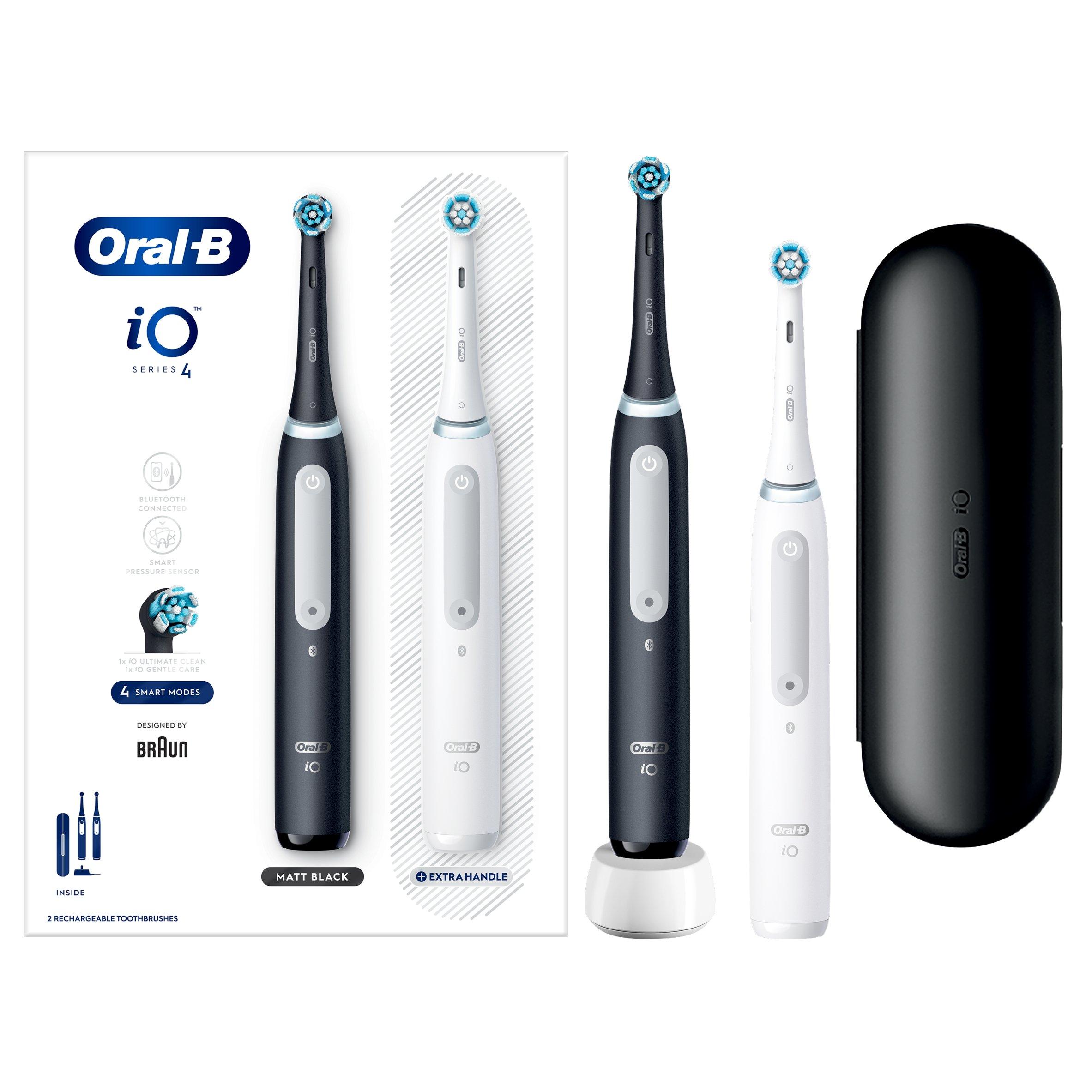 Black & White - Oral B - Oral-B iO4 Matte Black & White (Duo Pack) - 2