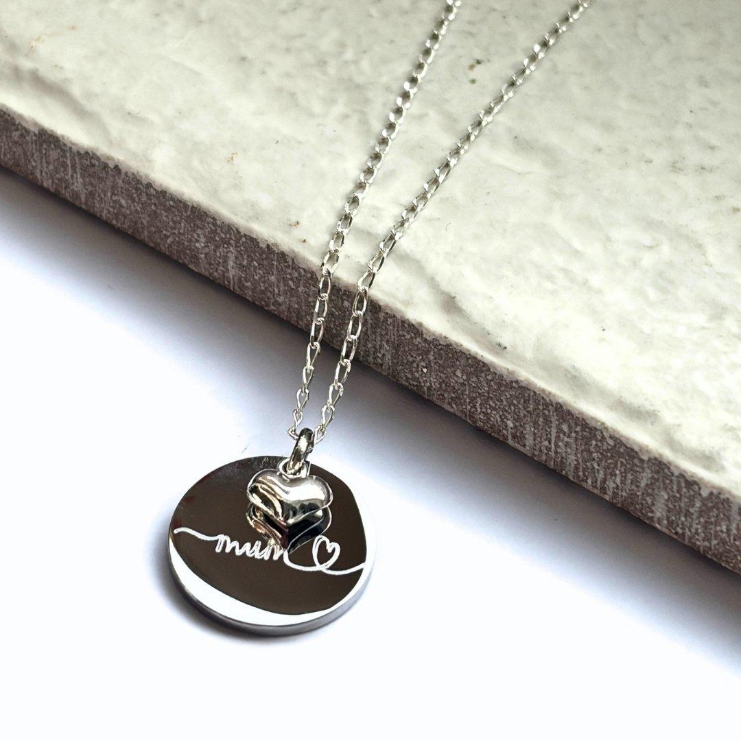 Aye Do Gifts | Luxe Necklace Mum Charm & Mini Heart | Sports Direct