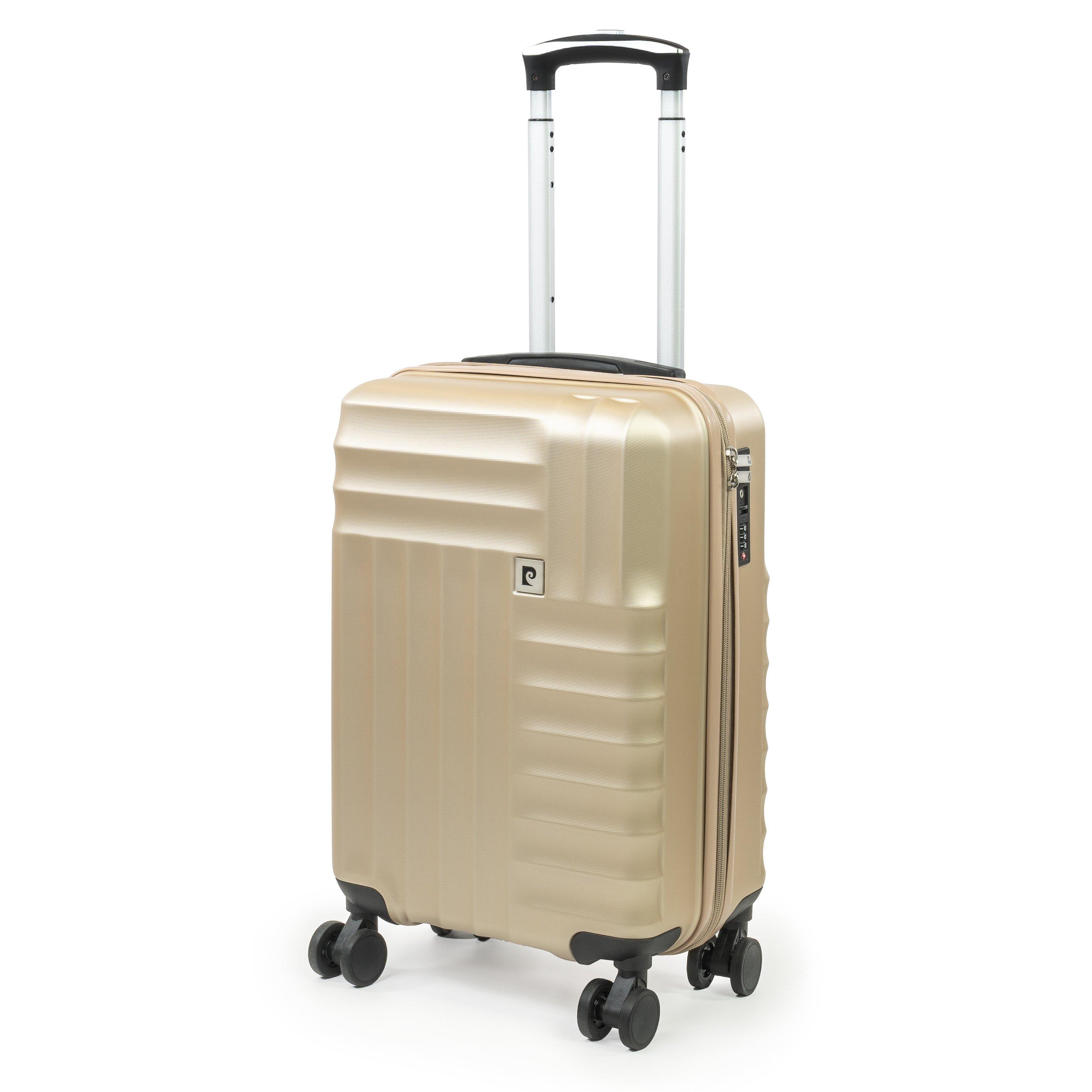Champagne - Pierre Cardin - Soleil Hard Shell Cabin Suitcase Small Luggage - 1