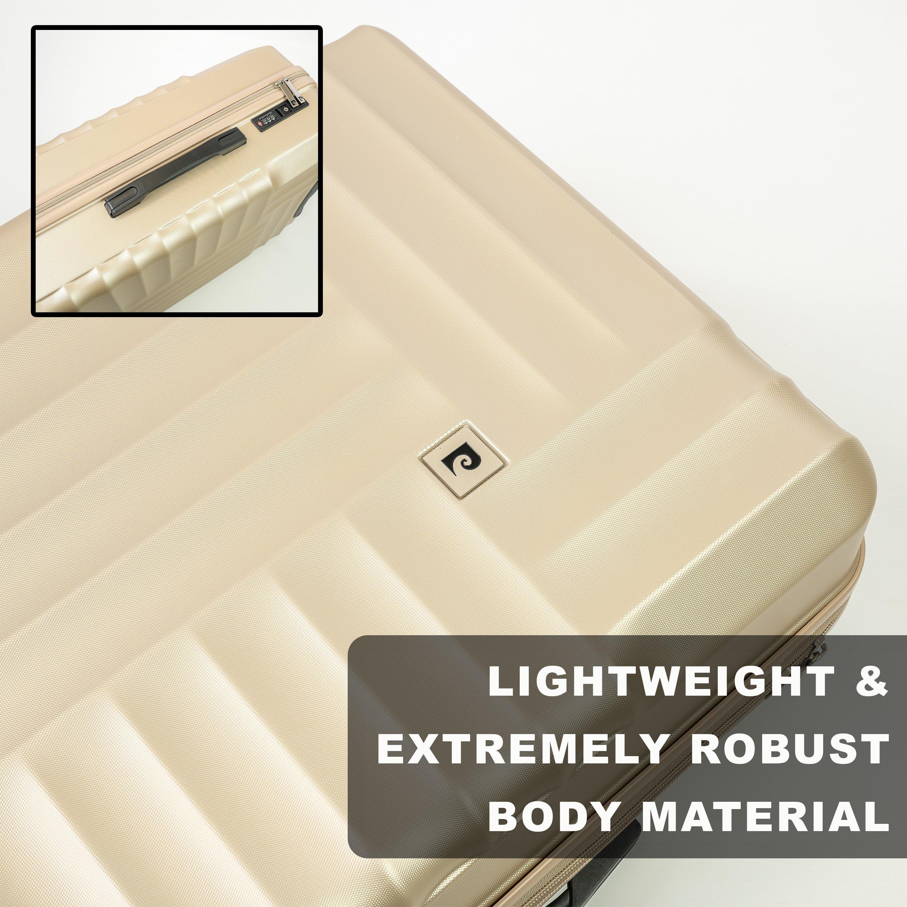 Champagne - Pierre Cardin - Soleil Hard Shell Cabin Suitcase Small Luggage - 6