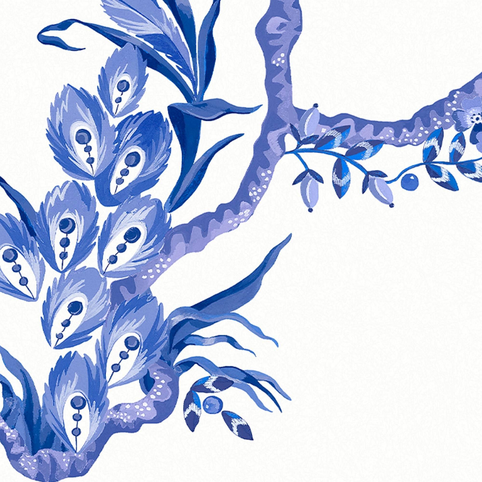 Blue - Cath Kidston - Cath Kidston Birds & Berries Blue Wallpaper - 4