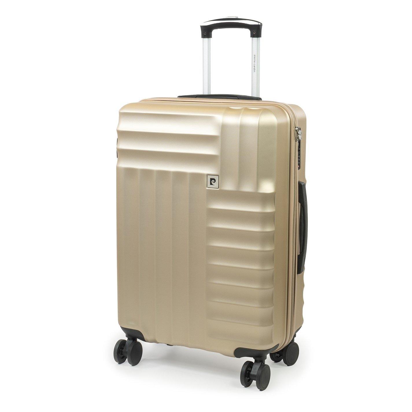 Champagne - Pierre Cardin - Soleil Hard Shell Suitcase Medium Wheeled Luggage - 1