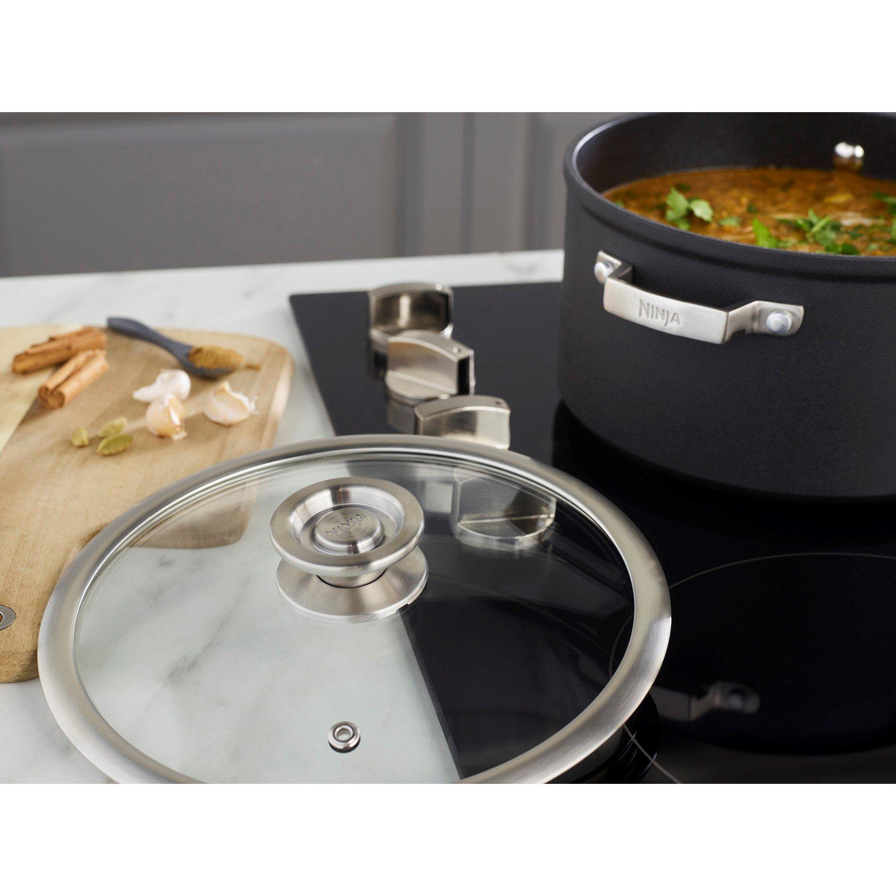 Black / Silver - Ninja - Foodi ZEROSTICK Stackable 5-Piece Pan Set C55000UK - 2