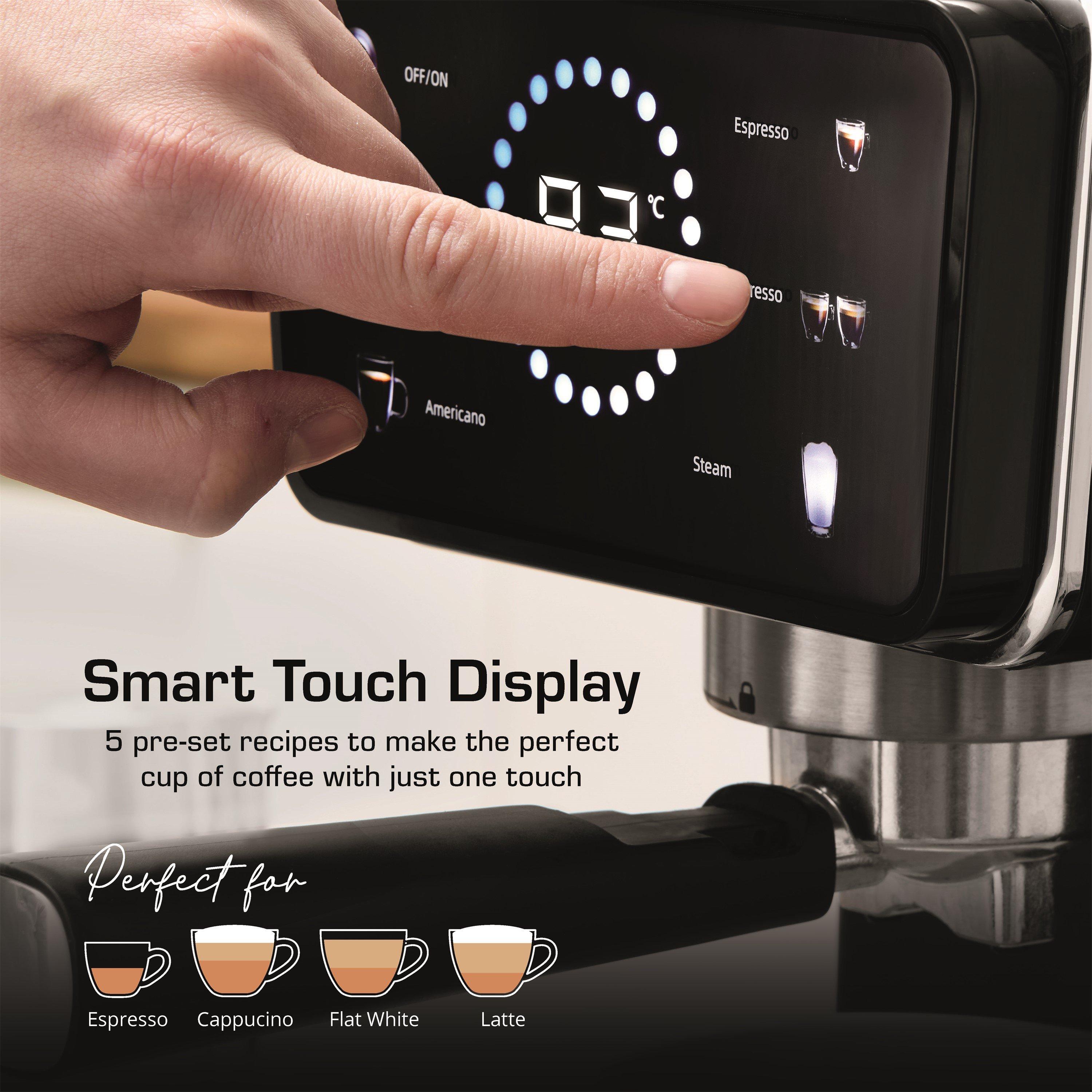 Black - Swan - Swan Pump Espresso Digital Coffee Machine - 3