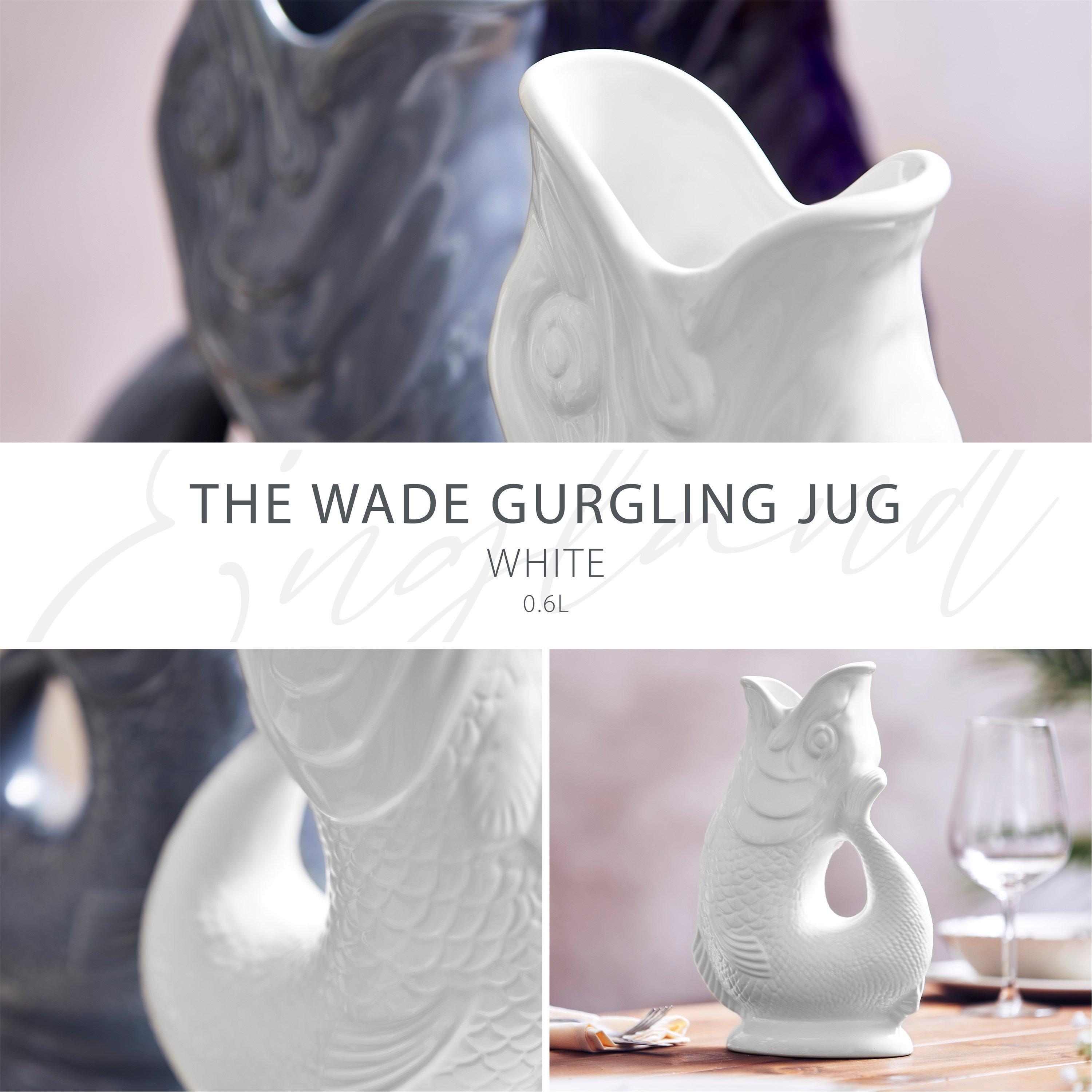 White - WADE - Wade Fish Jug 0.6L White - 2