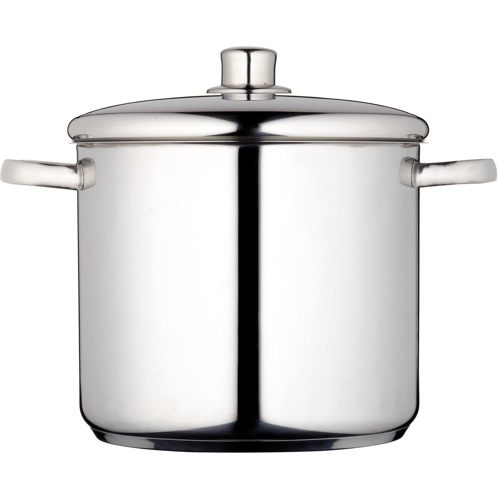 Masterclass  Stainless Steel Stockpot, 8.5L - Silver - 8.5L