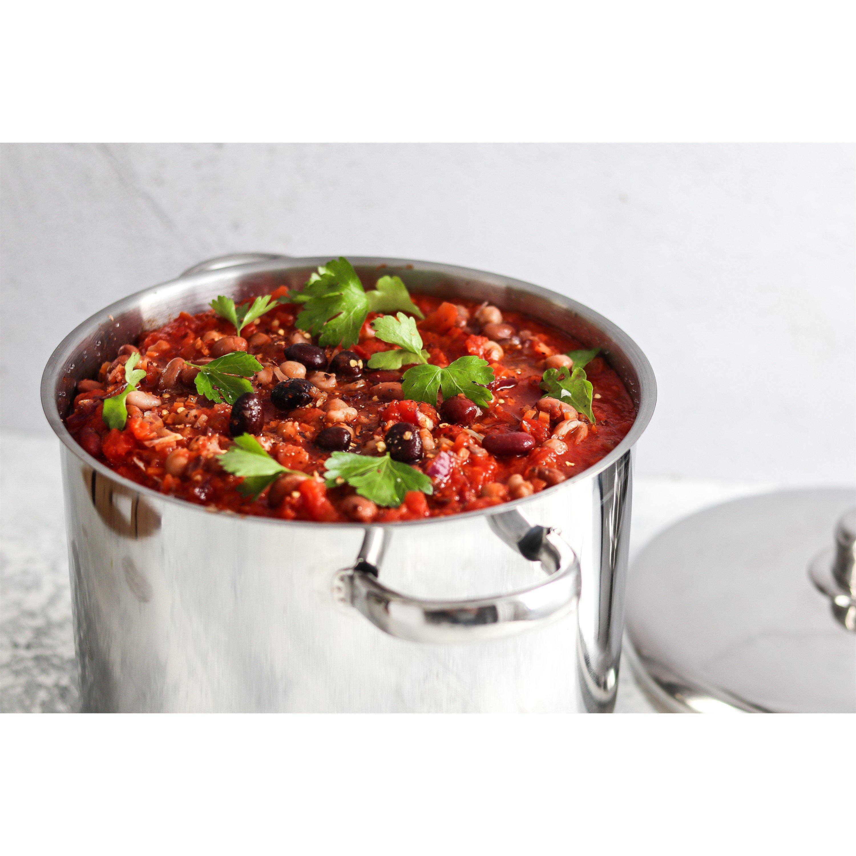 Silver - MasterClass - MasterClass Stainless Steel Stockpot, 8.5L - 4