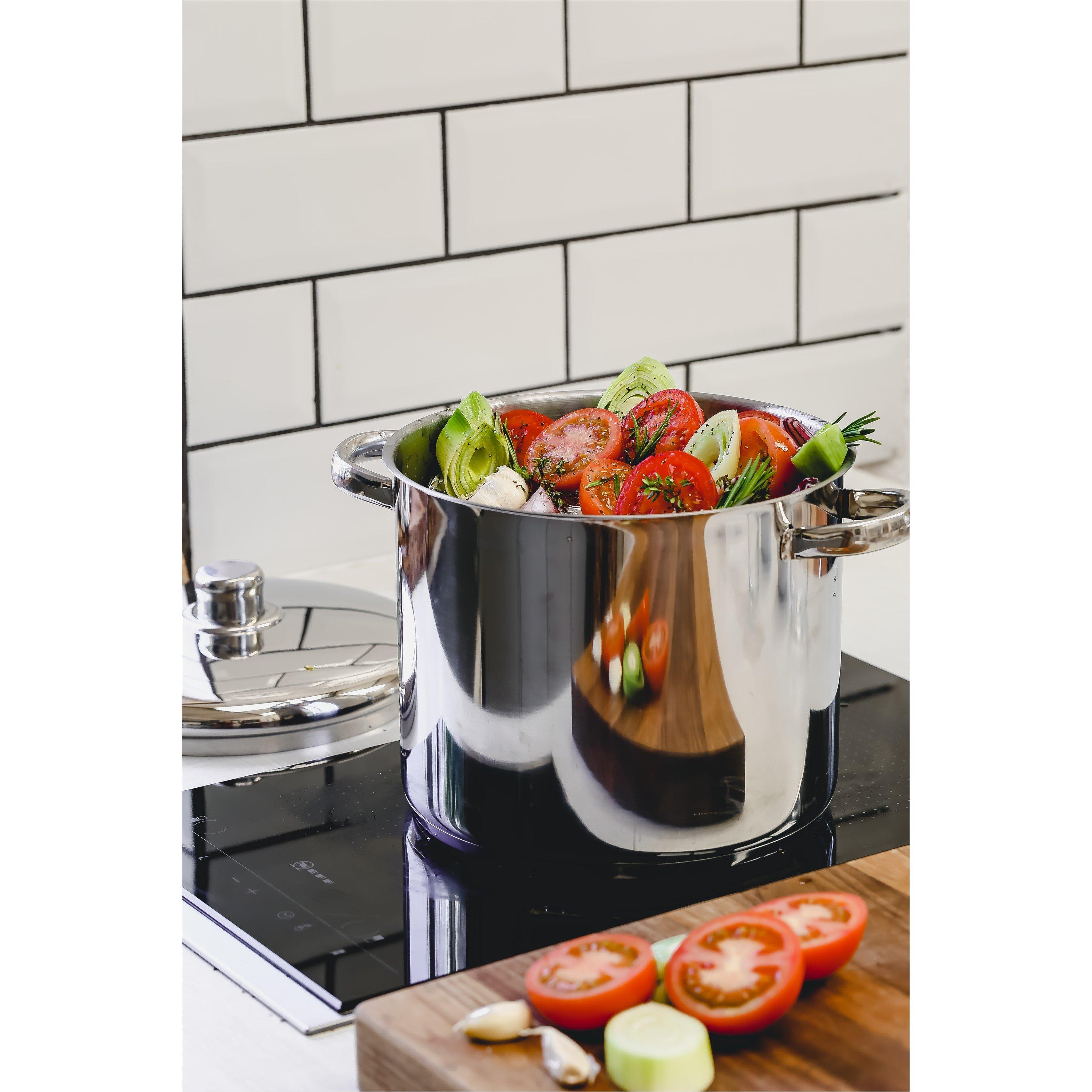 Silver - MasterClass - MasterClass Stainless Steel Stockpot, 8.5L - 6