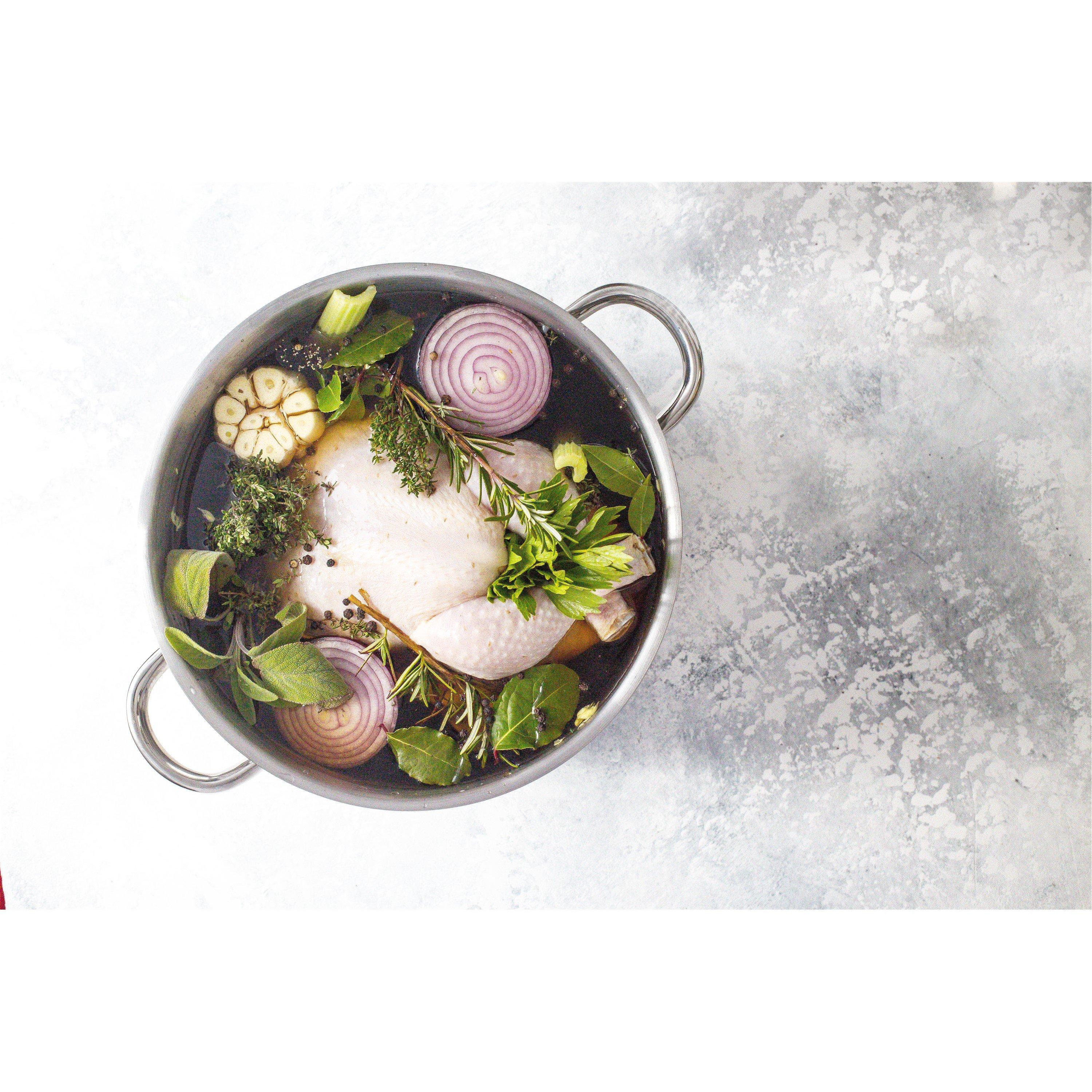 Silver - MasterClass - MasterClass Stainless Steel Stockpot, 11L - 3