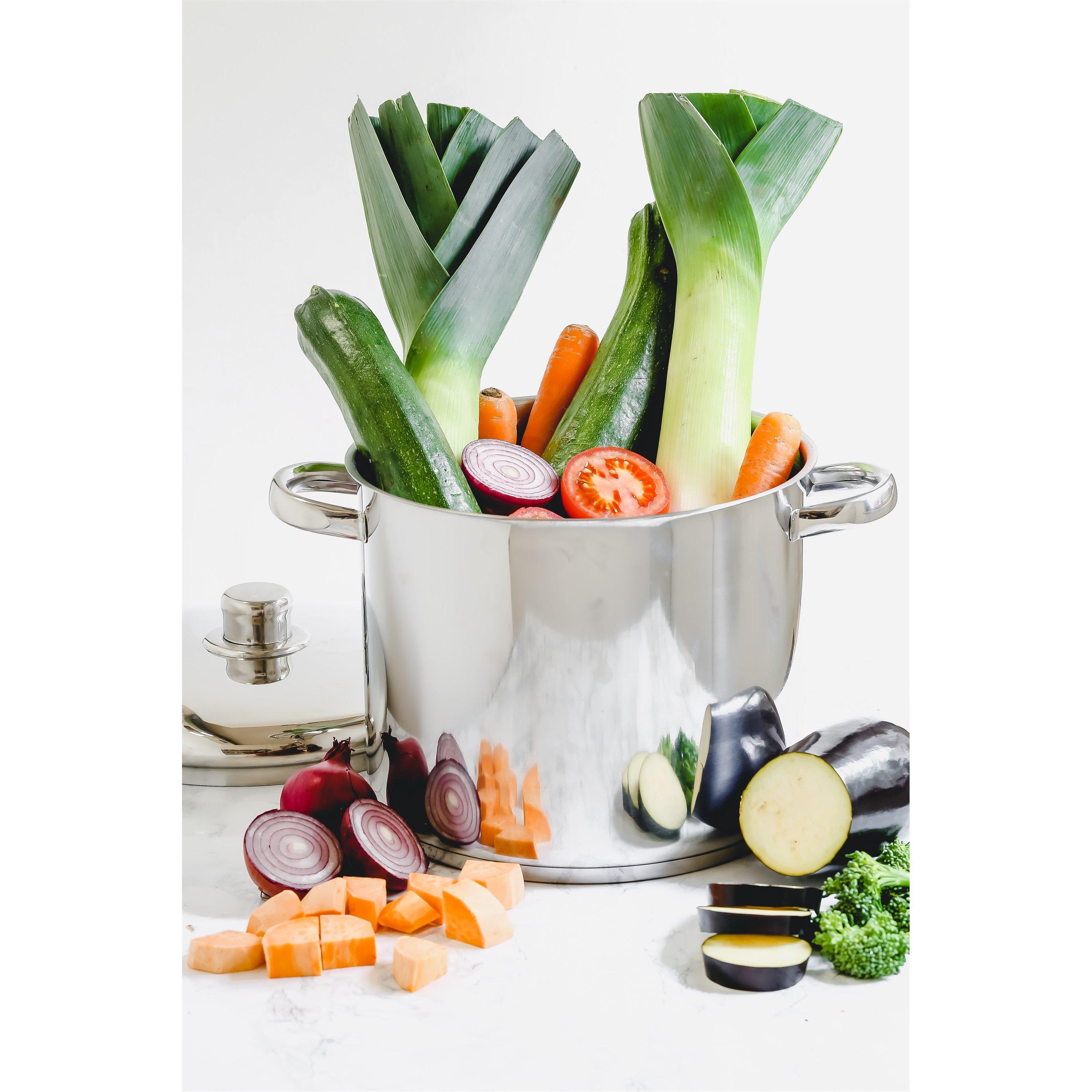 Silver - MasterClass - MasterClass Stainless Steel Stockpot, 11L - 7