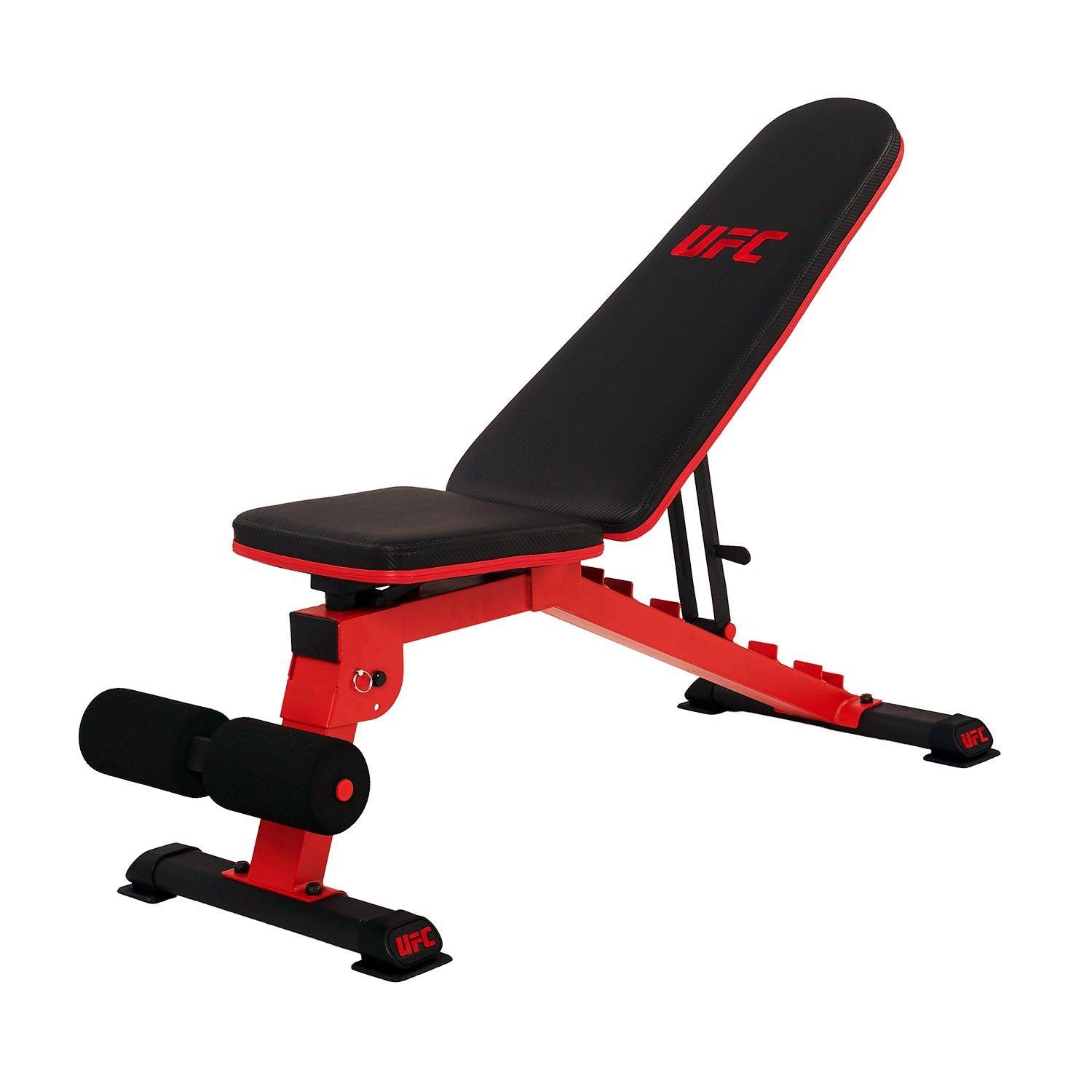 Ufc  Folding Fid Weight Bench - Red