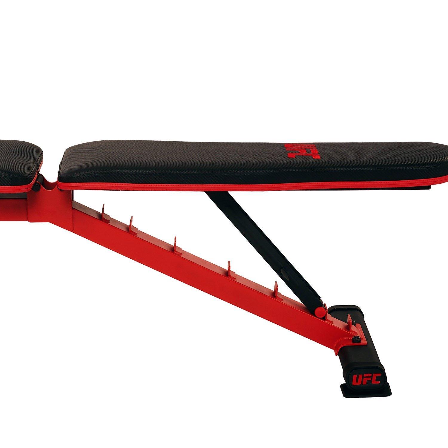 Red - UFC - UFC Folding FID Weight Bench - 5